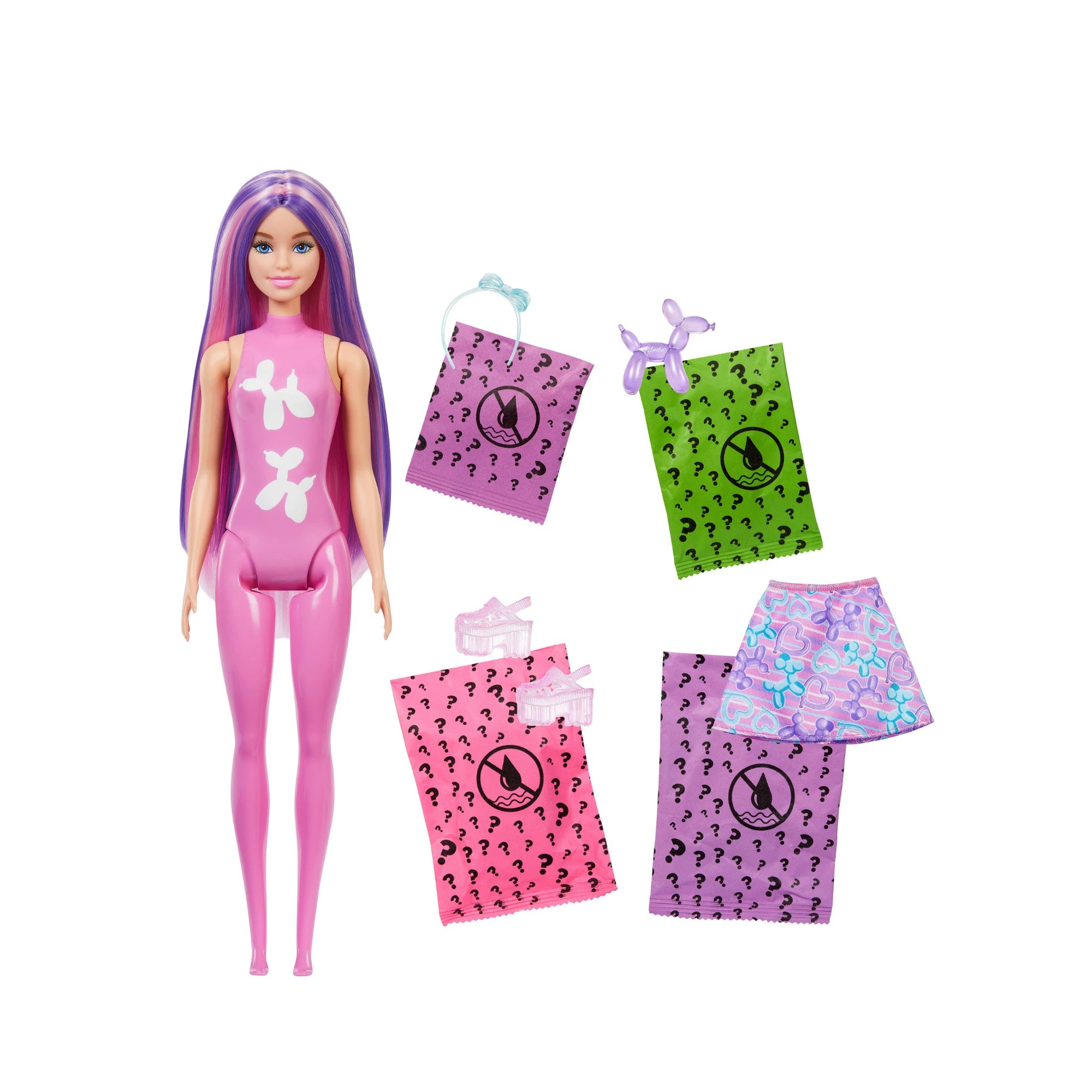 2 Barbie Color Reveal Balloon Animals Series Doll & Accessories - Assorted, 2 of 5