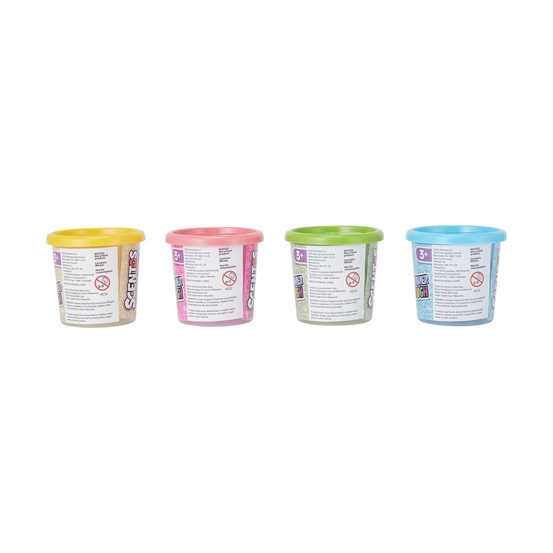 5 4 Pack Scentos Doughrrific Shimmer Dough Tubs, 5 of 5