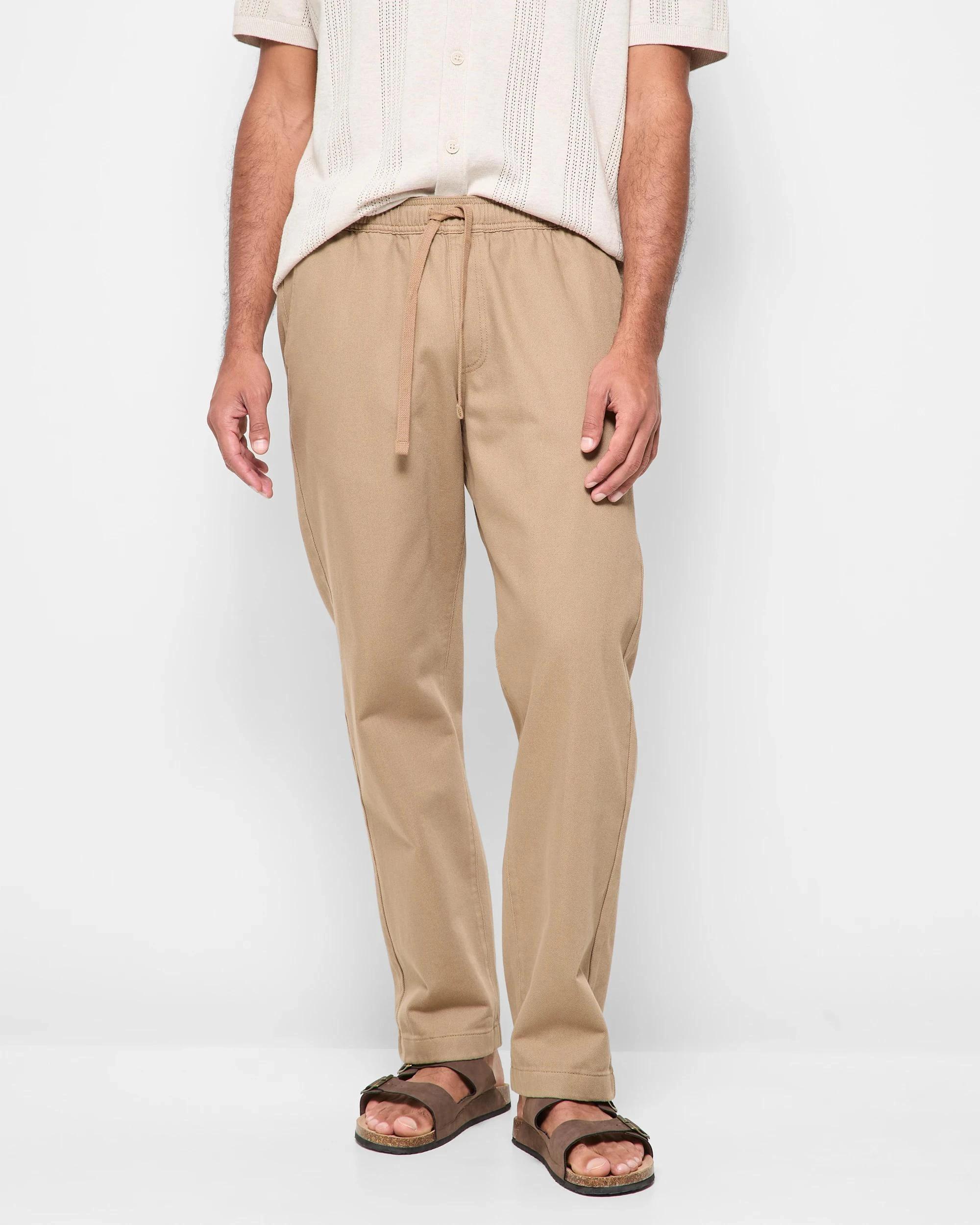 1 Target Australian Cotton Relaxed Twill Pants SEPIA, 1 of 5