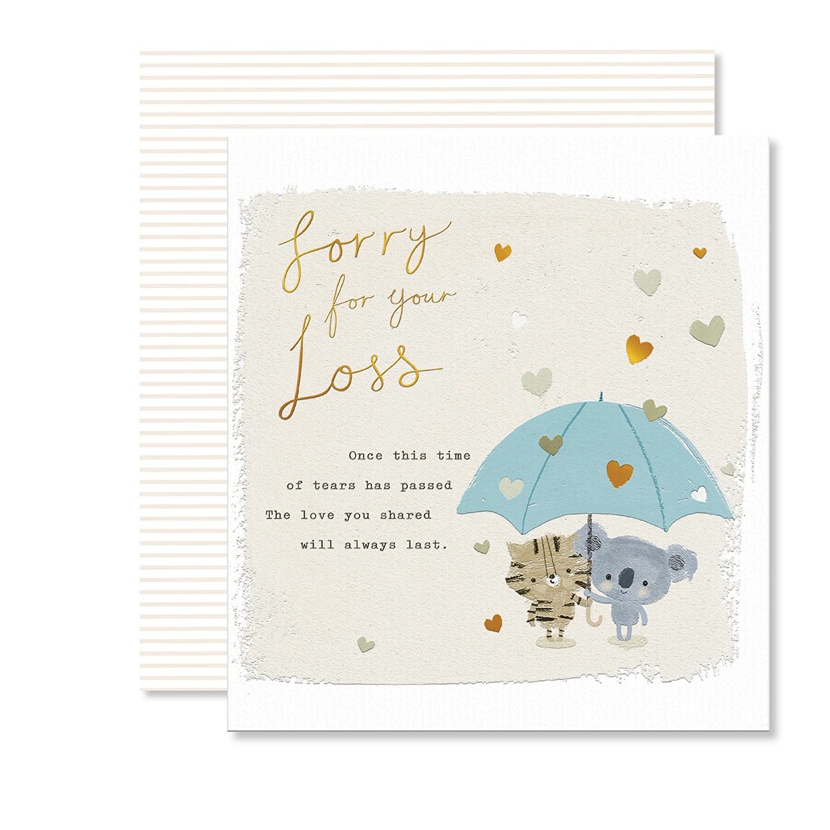 1 Hallmark Sympathy Card - Cute Animals, 1 of 3