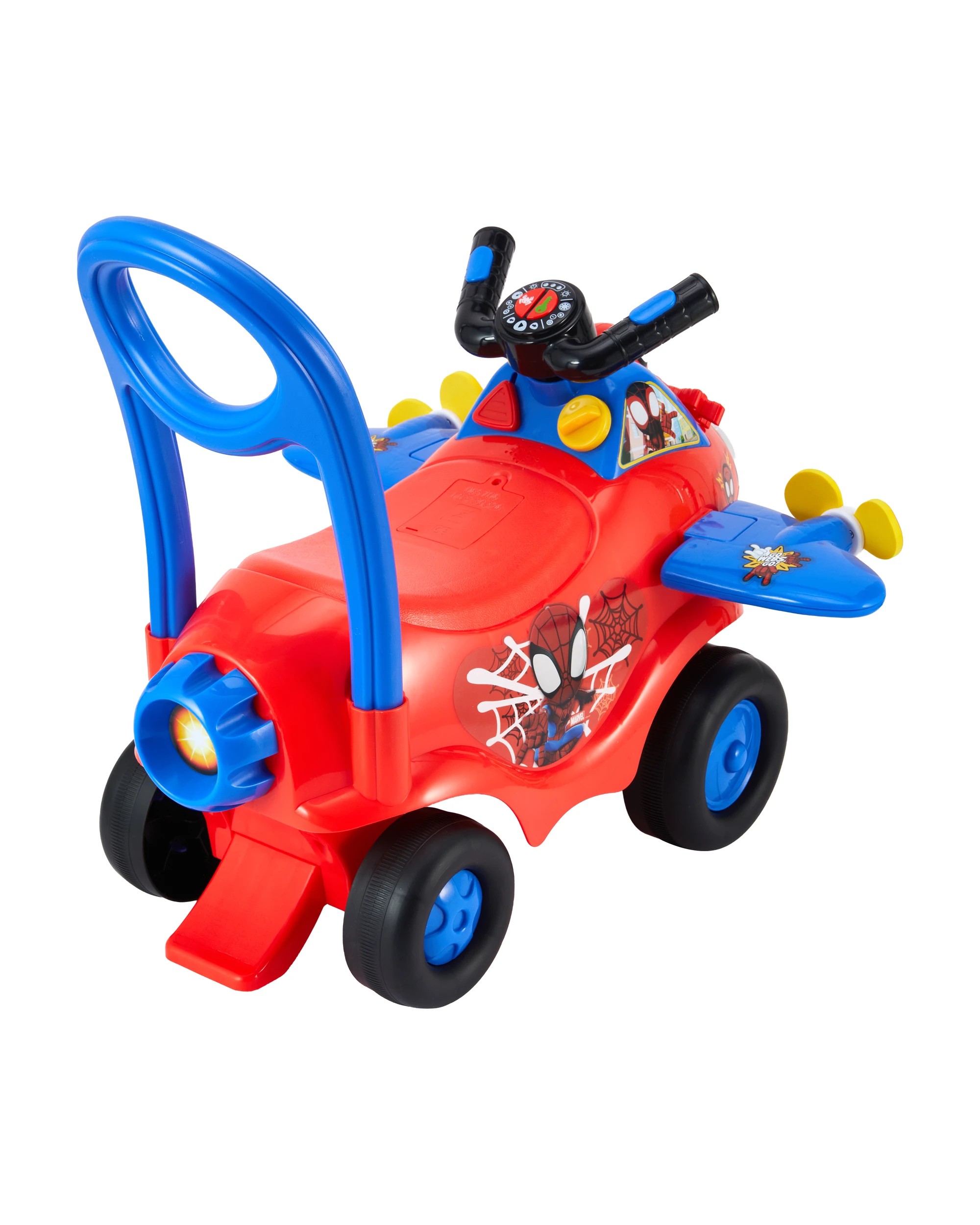 4 Disney Junior Spidey and Amazing Friends Lights ‘n’ Sounds Activity Plane, 4 of 9
