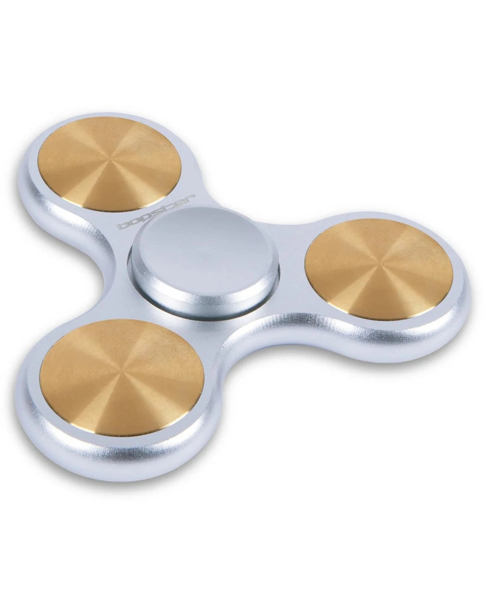 3 Bopster Metal Fidget Spinner - Silver, 3 of 4