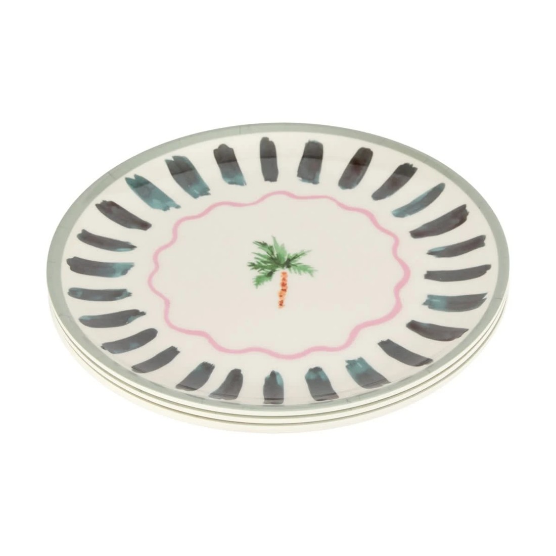 2 4 Pack Tropical Dinner Plates, 2 of 8