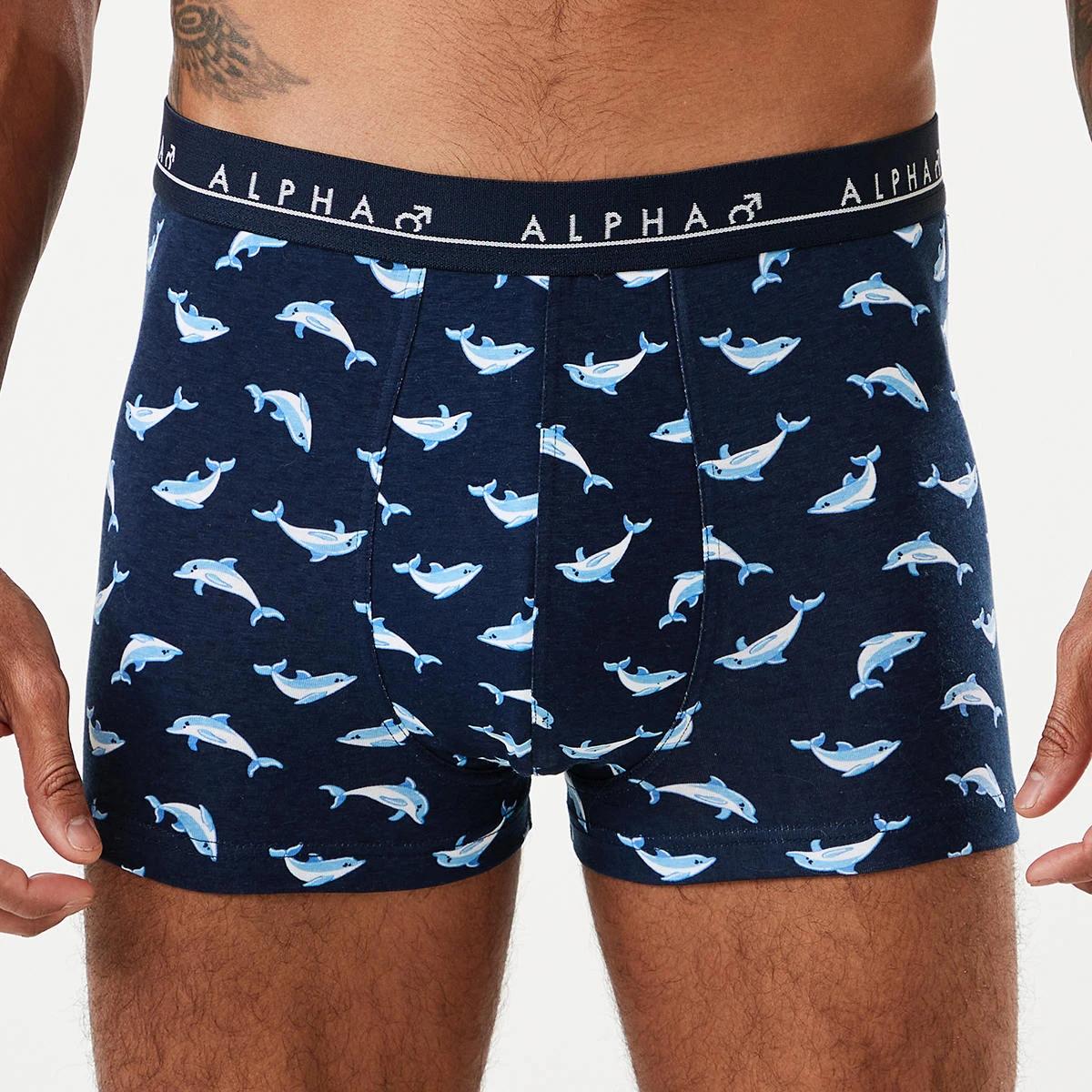 7 7 Pack Printed Trunks MARINE LIFE, 7 of 10