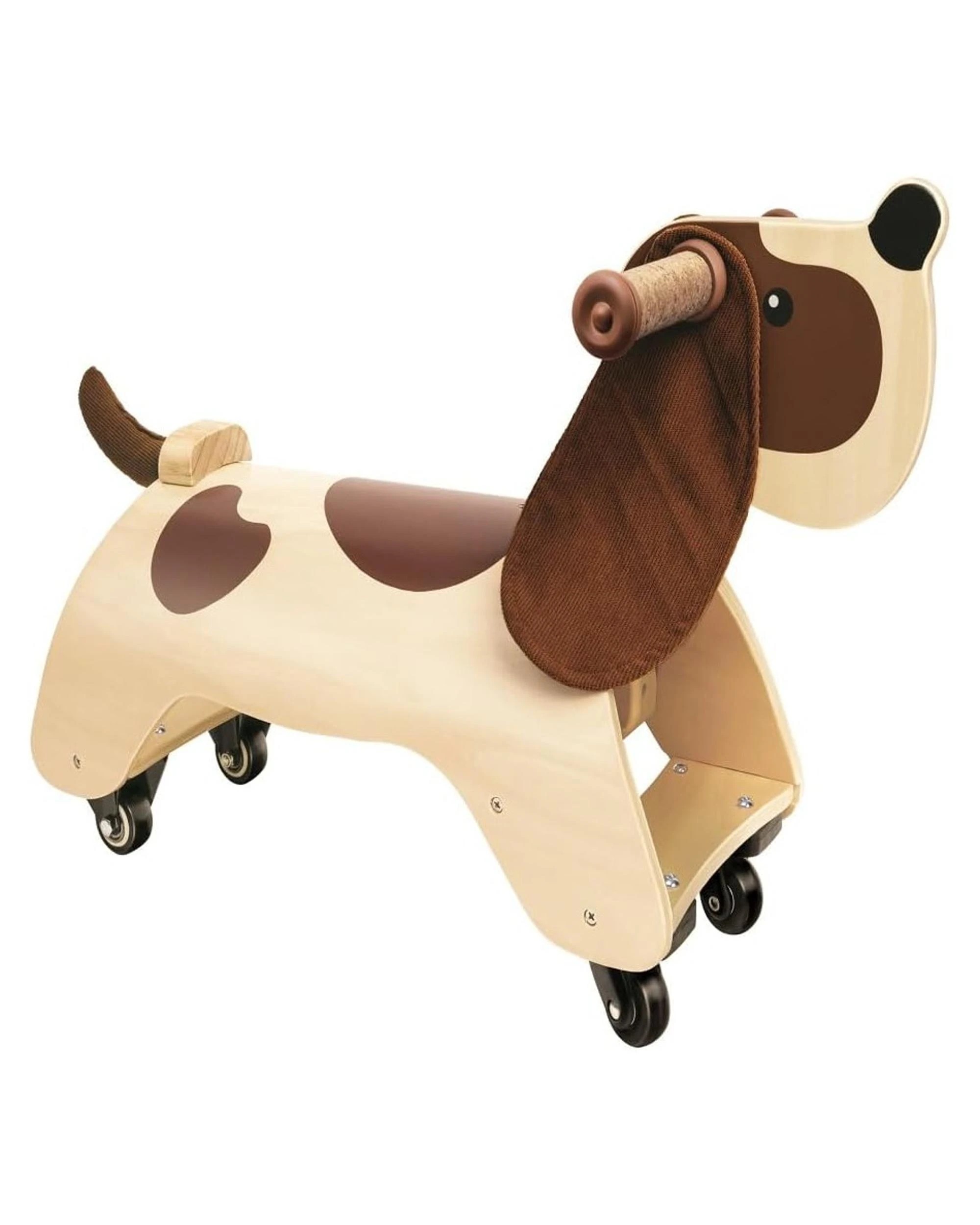 1 Dachshund Dog Wooden Ride On Toy, 1 of 4