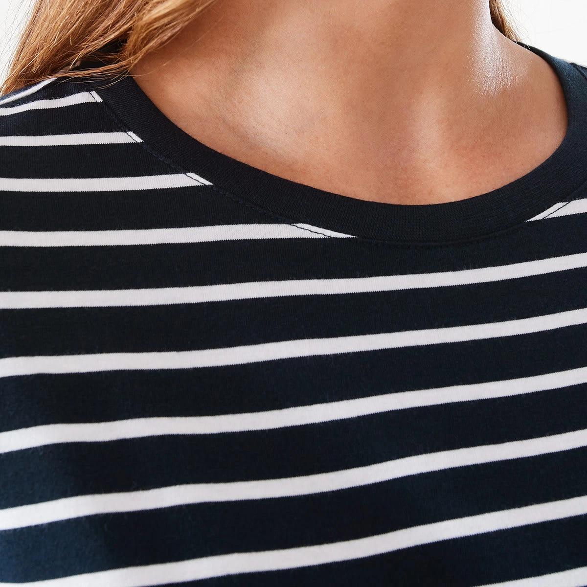 5 Long Sleeve Cotton T-shirt Wide St Nv, 5 of 6