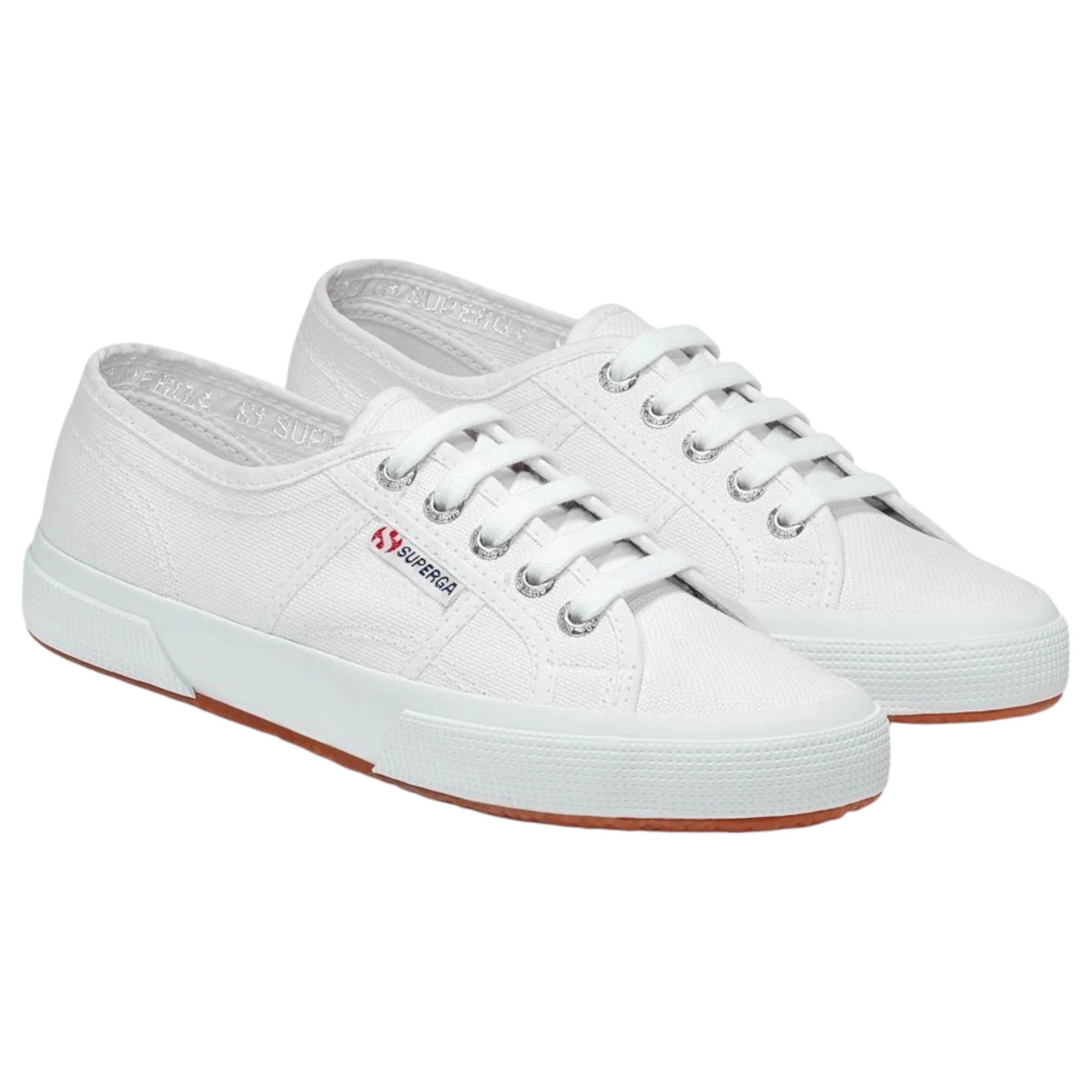 3 Superga Unisex 2750 Cotu Classic White Casual Shoes WHITE, 3 of 7