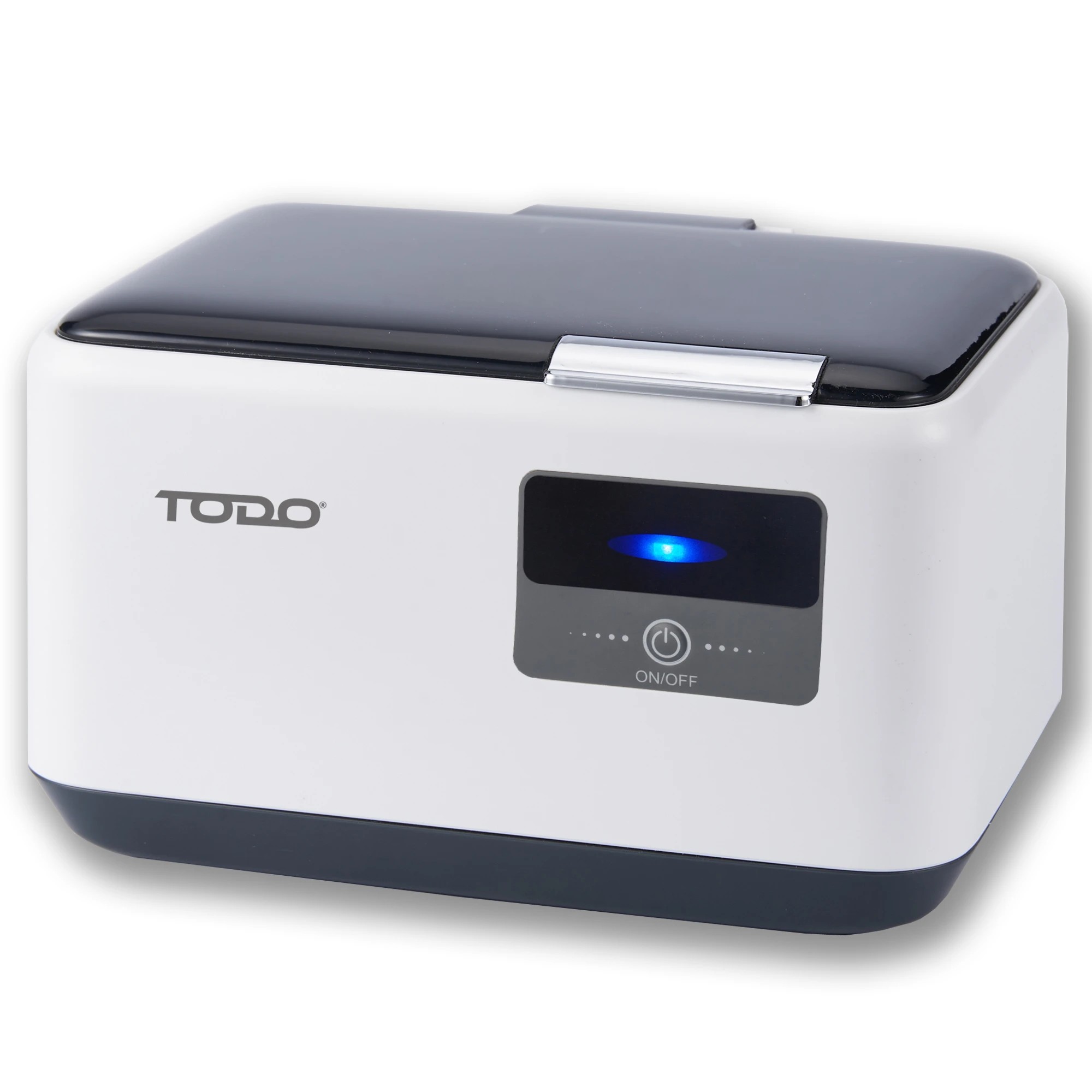 1 TODO Ultrasonic Cleaner Sonic Wave Jewellery Cleaner Blue LED 600ml Stainless Steel Tank 3min Cycle, 1 of 8