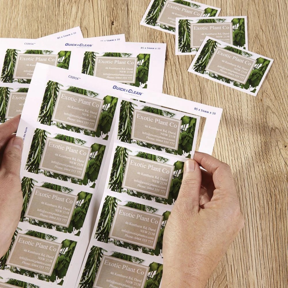 5 Avery Satin Finish Business Cards 85 x 54mm 100 Pack, 5 of 6