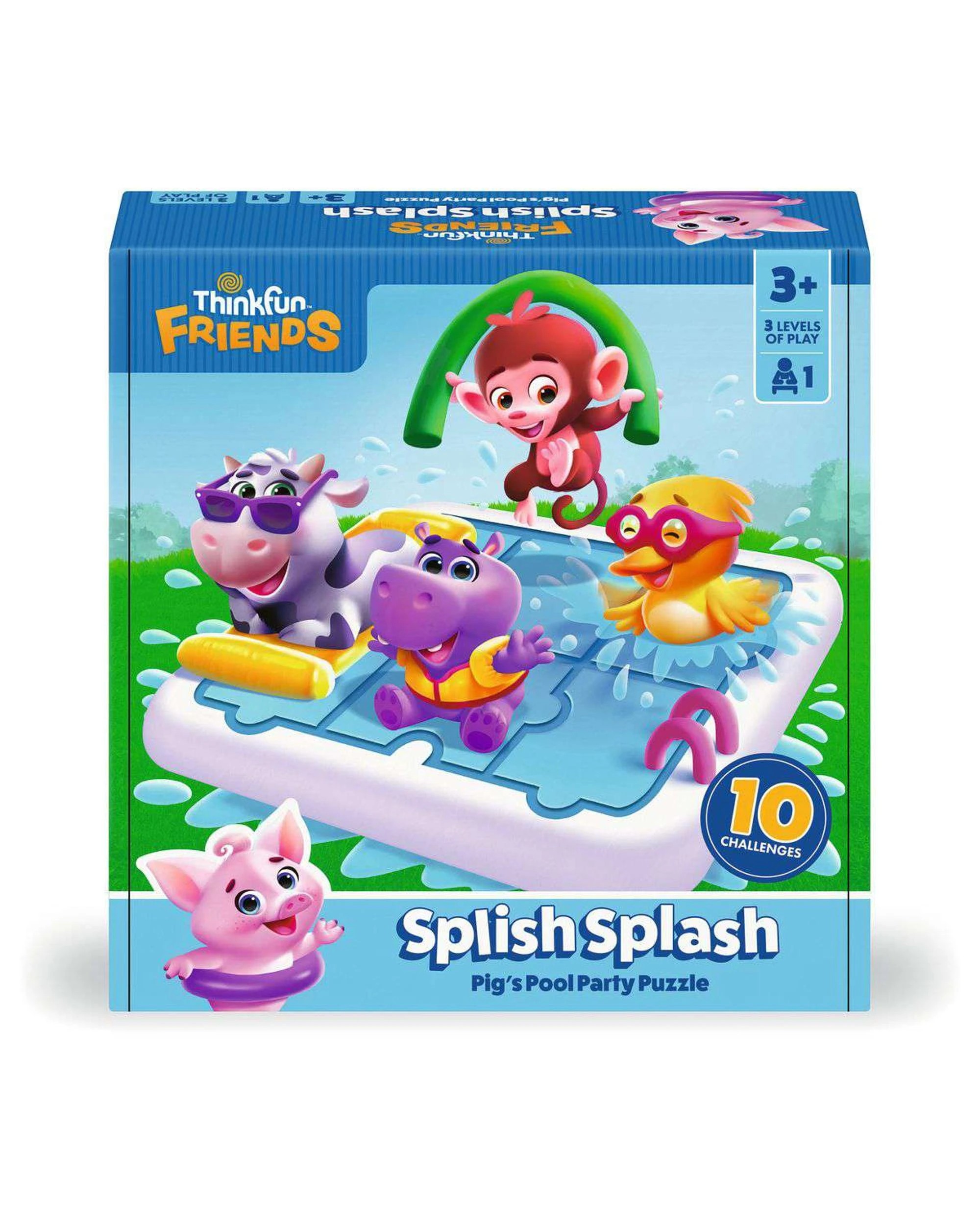 3 ThinkFun Friends: Splish Splash Puzzle Game, 3 of 4