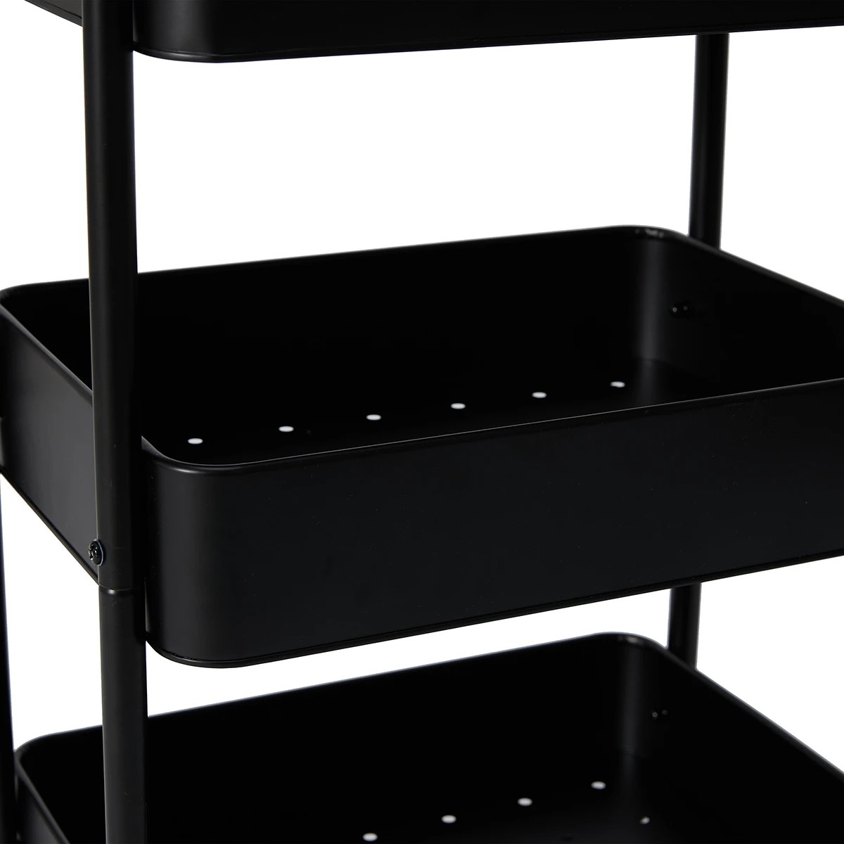6 3 Tier Trolley - Black, 6 of 7