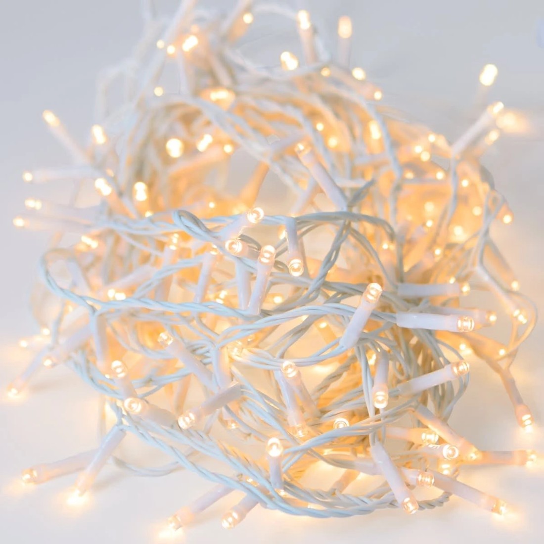 1 200 LED Multi-Function Warm White String Lights, 1 of 8
