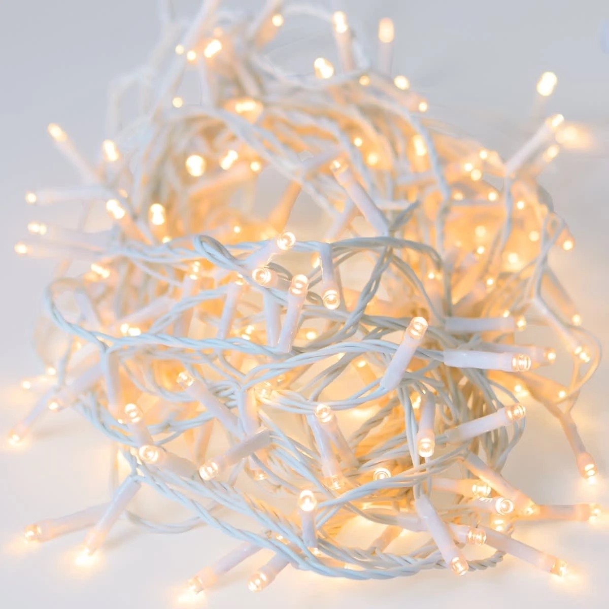 1 200 LED Multi-Function Warm White String Lights, 1 of 8