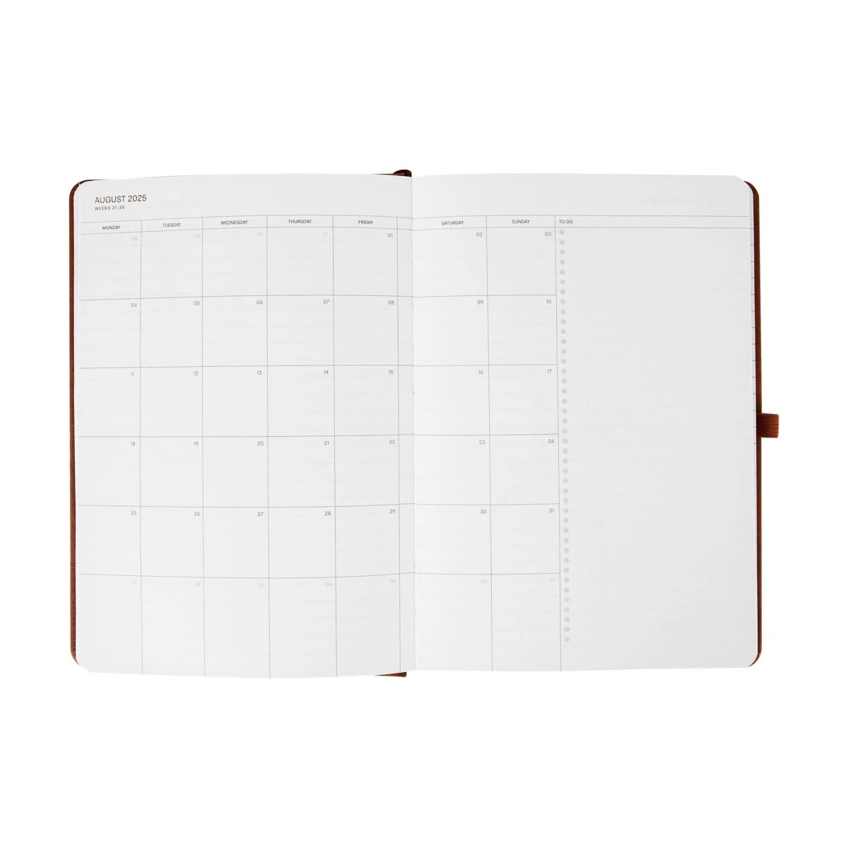 6 A5 2025/26 Diary - Tan, 6 of 7