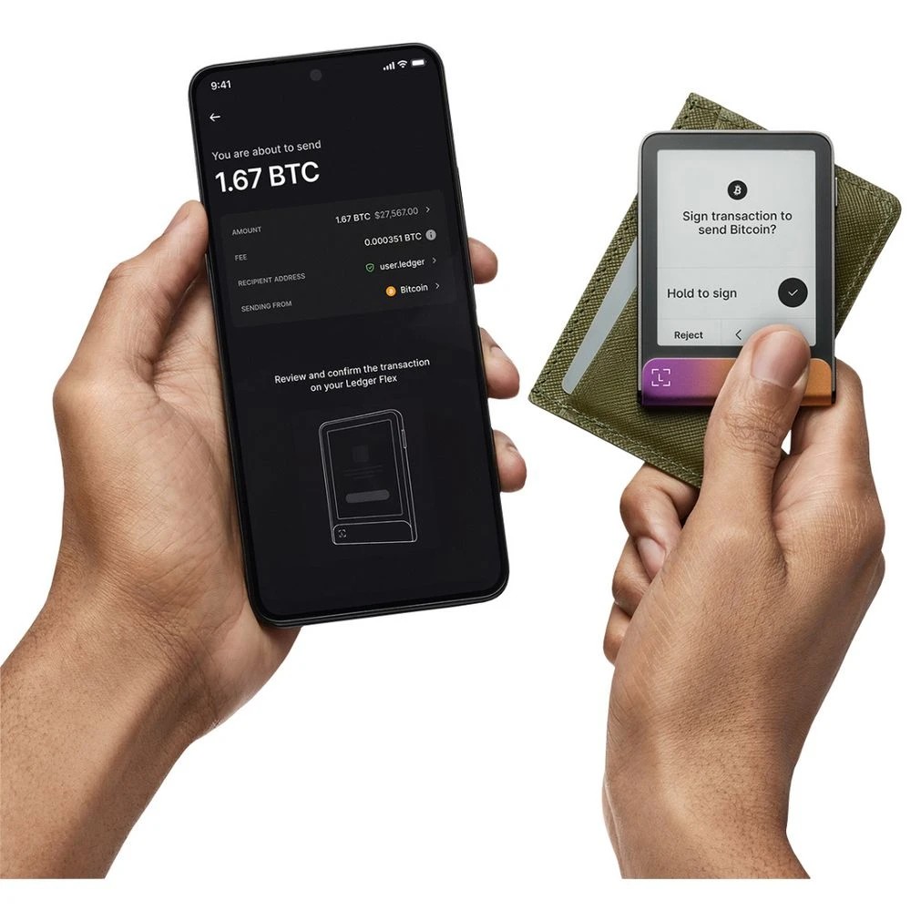 4 Ledger Flex Crypto Wallet with Recovery Key Ferro Fuchsia, 4 of 10