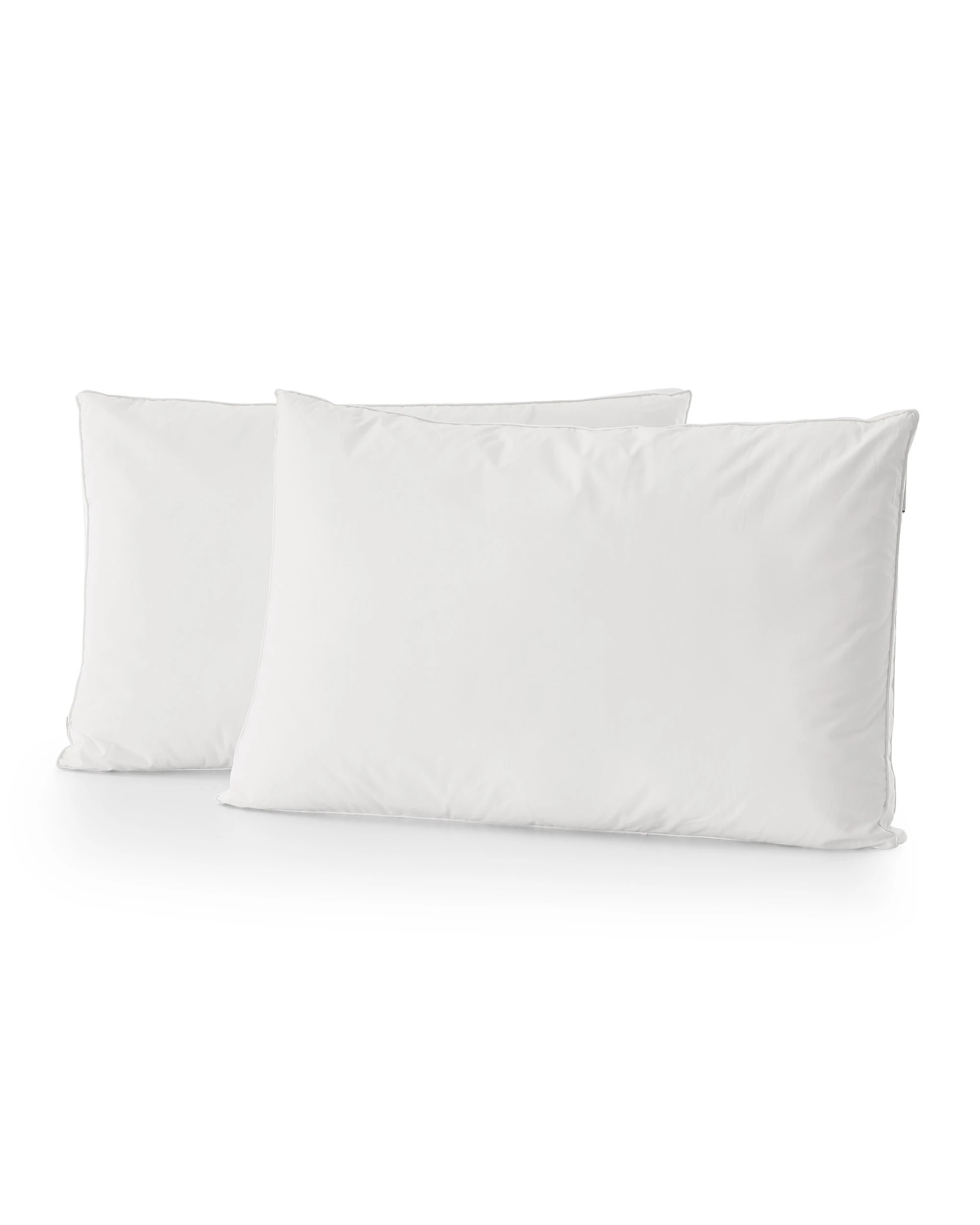 1 ESSN Healthguard Allergy Sensitive Pillow Low Profile Twin Pack - White, 1 of 6