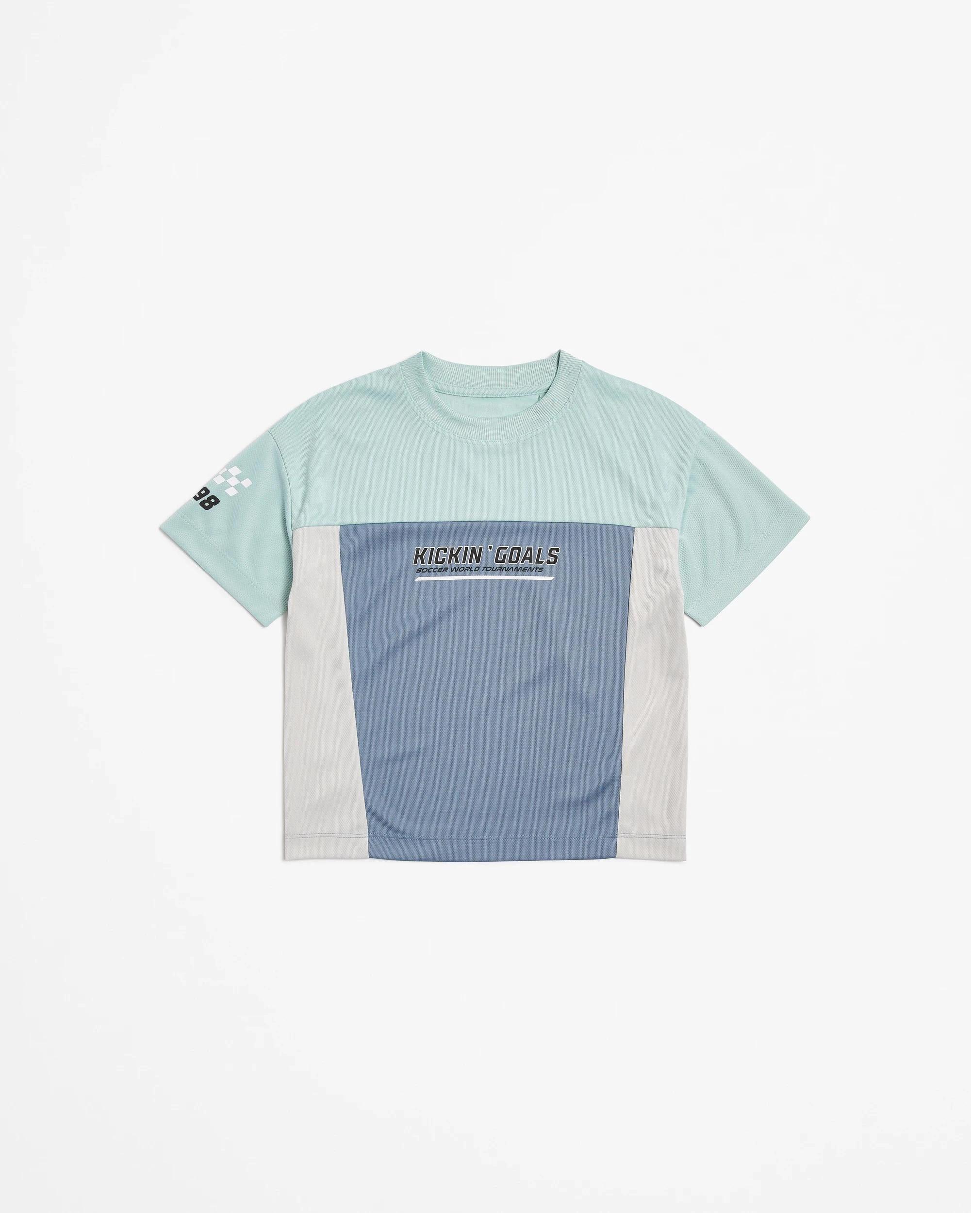 1 Target Spliced Sport Oversized T-shirt BLUE, 1 of 3