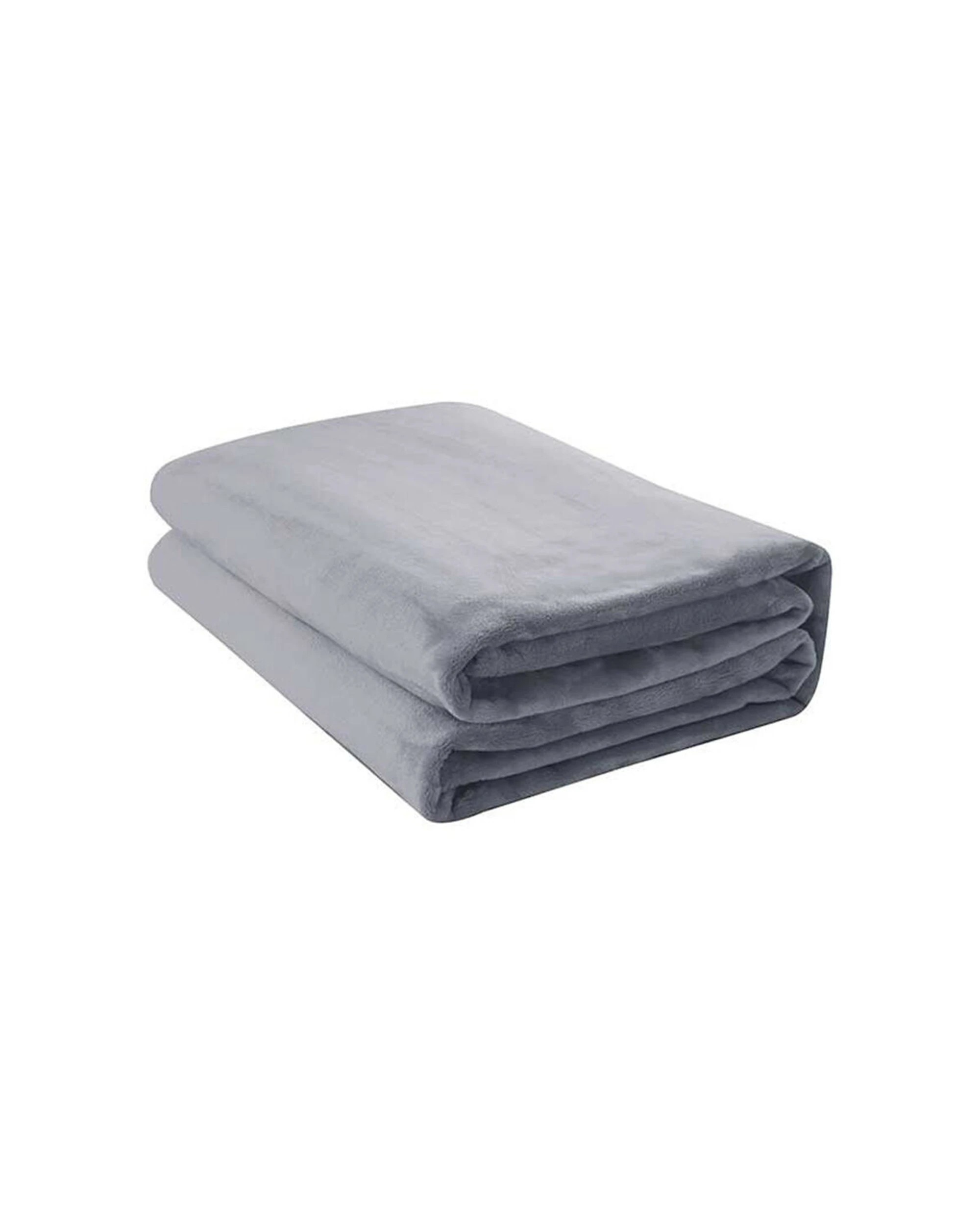 1 Jason Commercial Micro Fleece Blanket - 245x255cm - Silver, 1 of 1