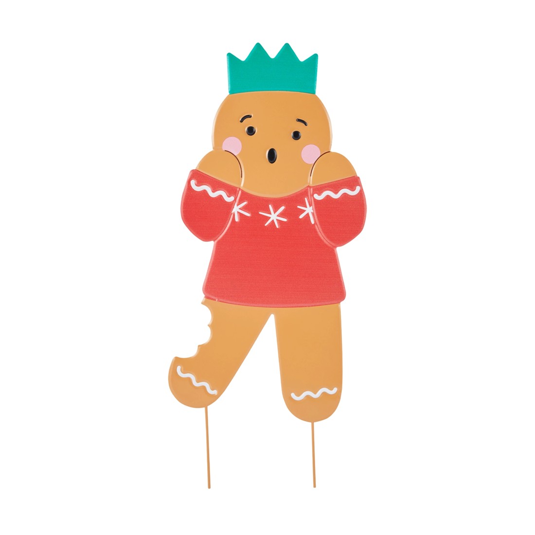 7 Small Christmas Gingerbread Stake - Assorted, 7 of 7