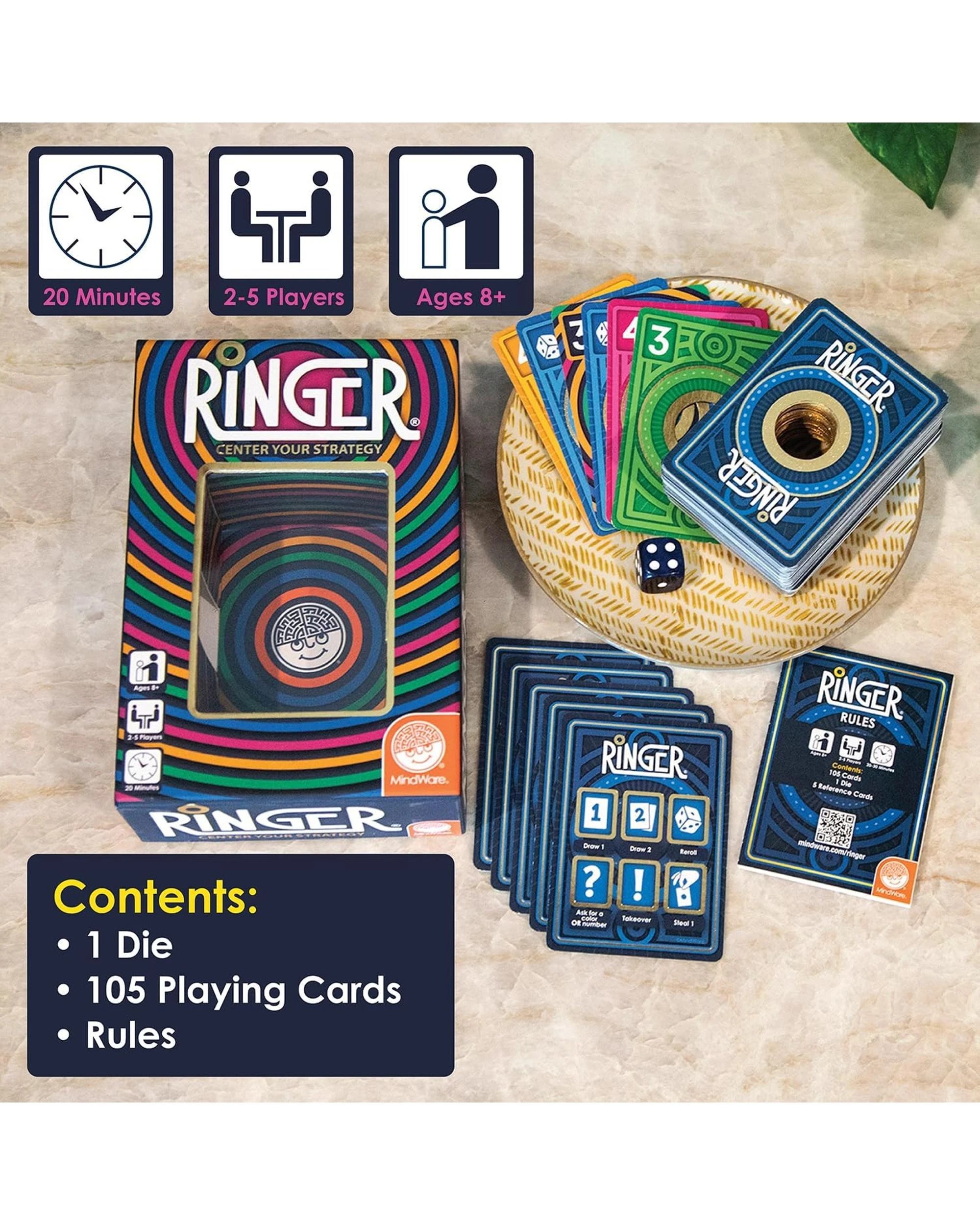 3 MindWare Ringer Card Game, 3 of 8