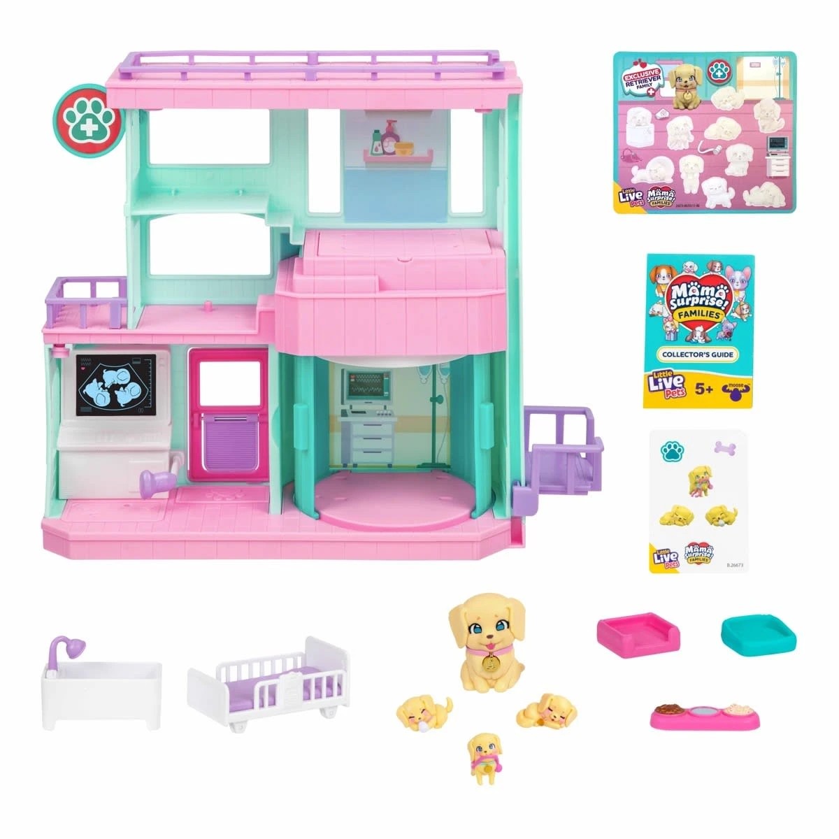 3 Little Live Pets Mama Surprise Families Baby Care Clinic Playset, 3 of 10