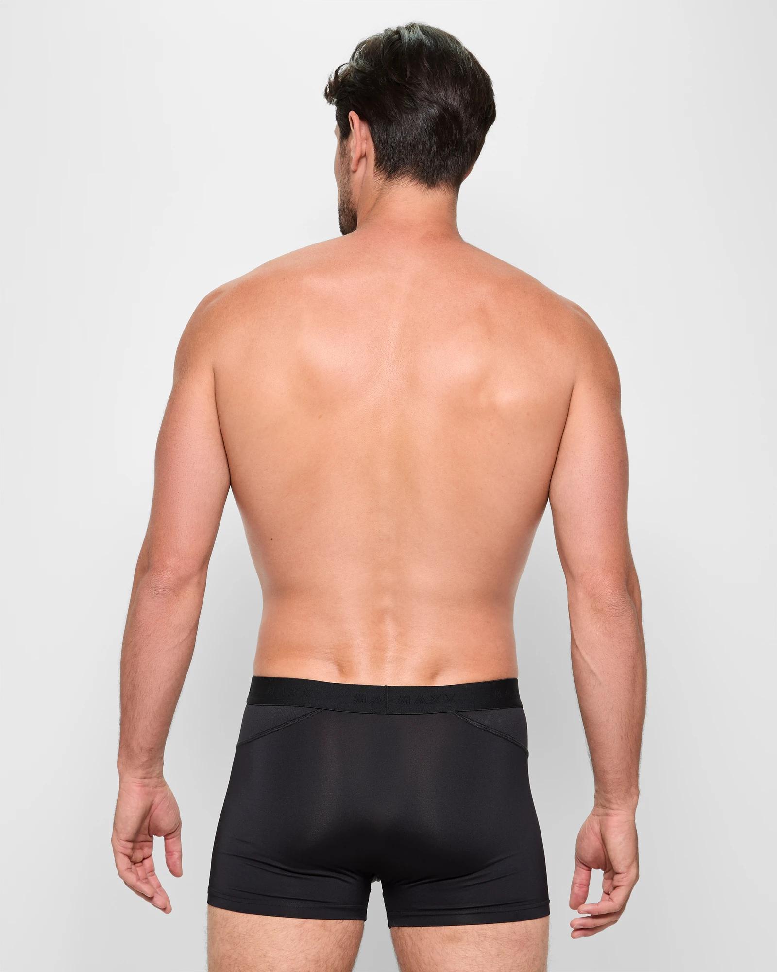 2 3 Pack Performance Trunks - Maxx BLACK, 2 of 3