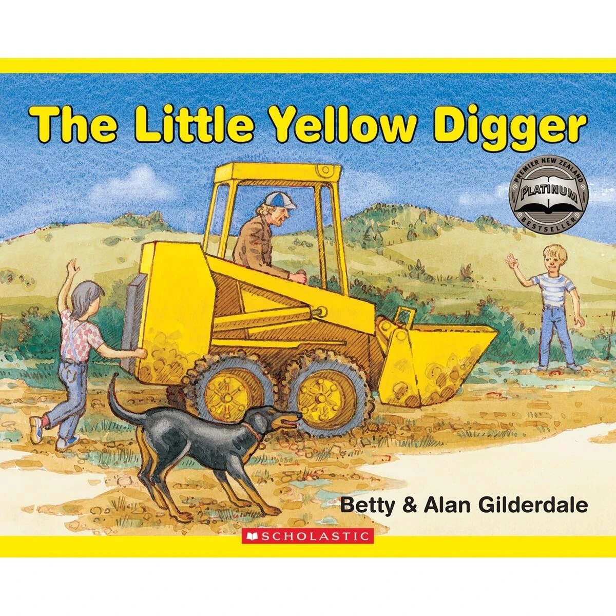 1 The Little Yellow Digger by Betty Gilderdale - Book, 1 of 1
