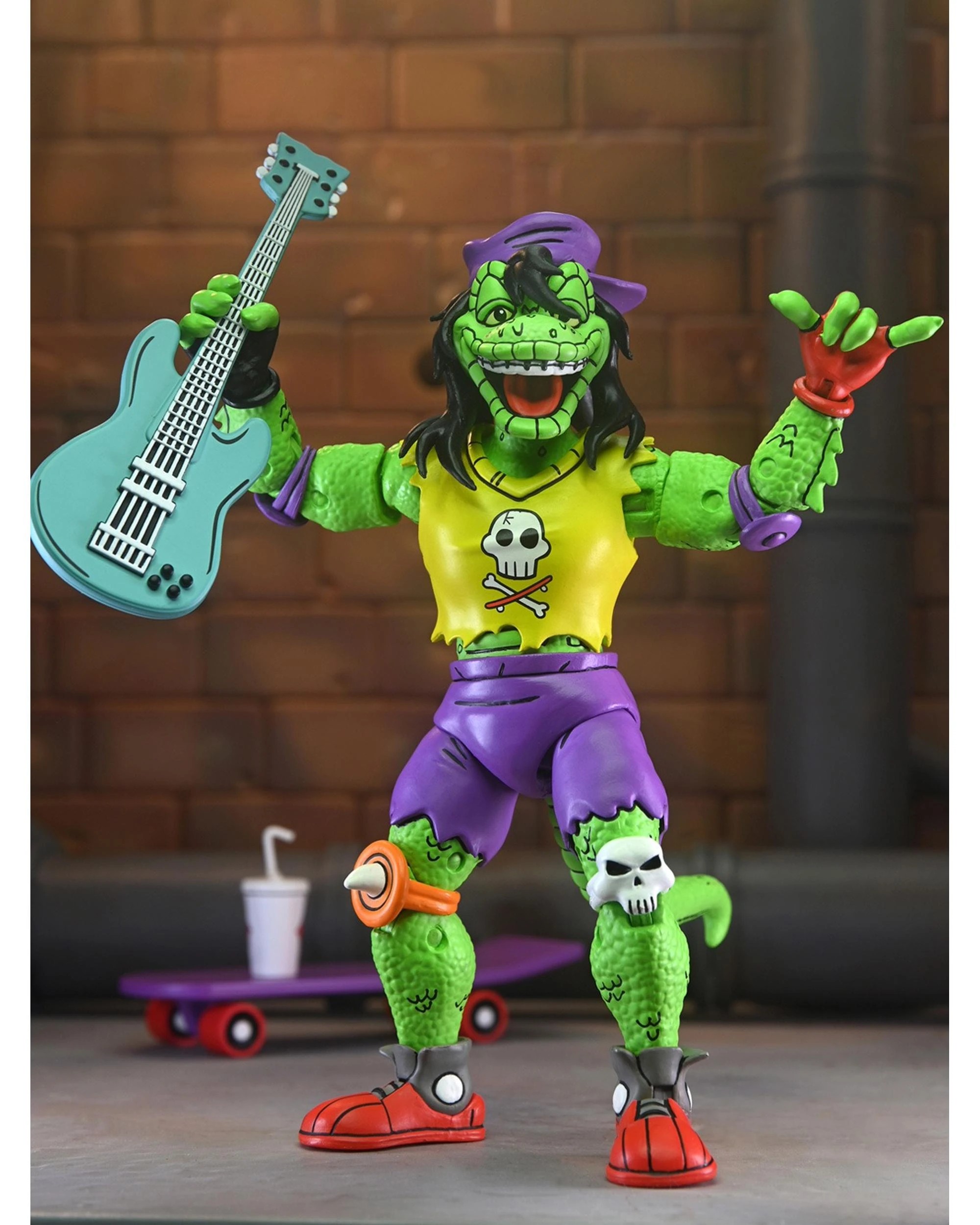 7 NECA Teenage Mutant Ninja Turtles Adventures Mondo Gecko - Archie Comics -  7 inch Scale Action Figure, 7 of 8