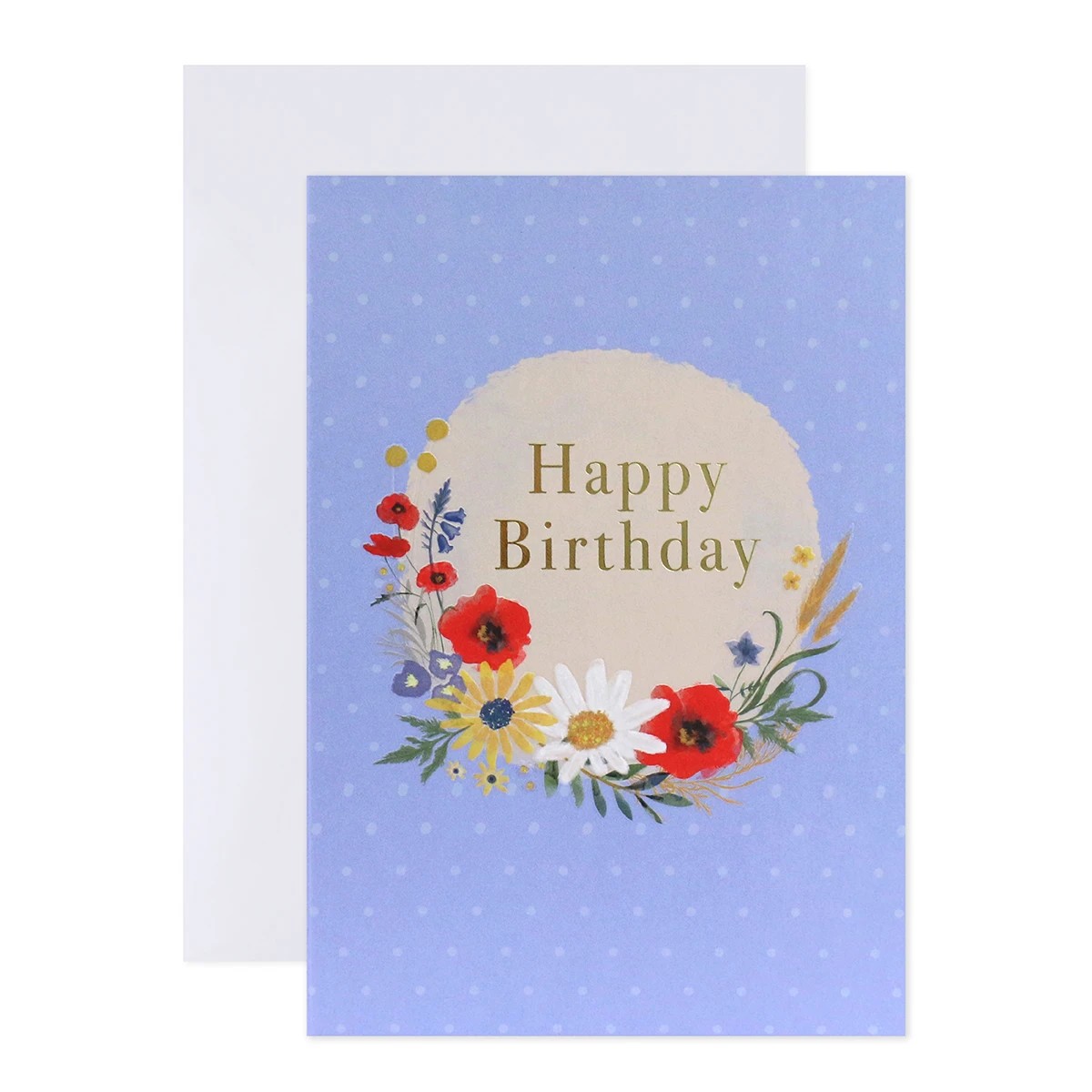 1 Connections from Hallmark Birthday Card - Colourful Flowers, 1 of 3