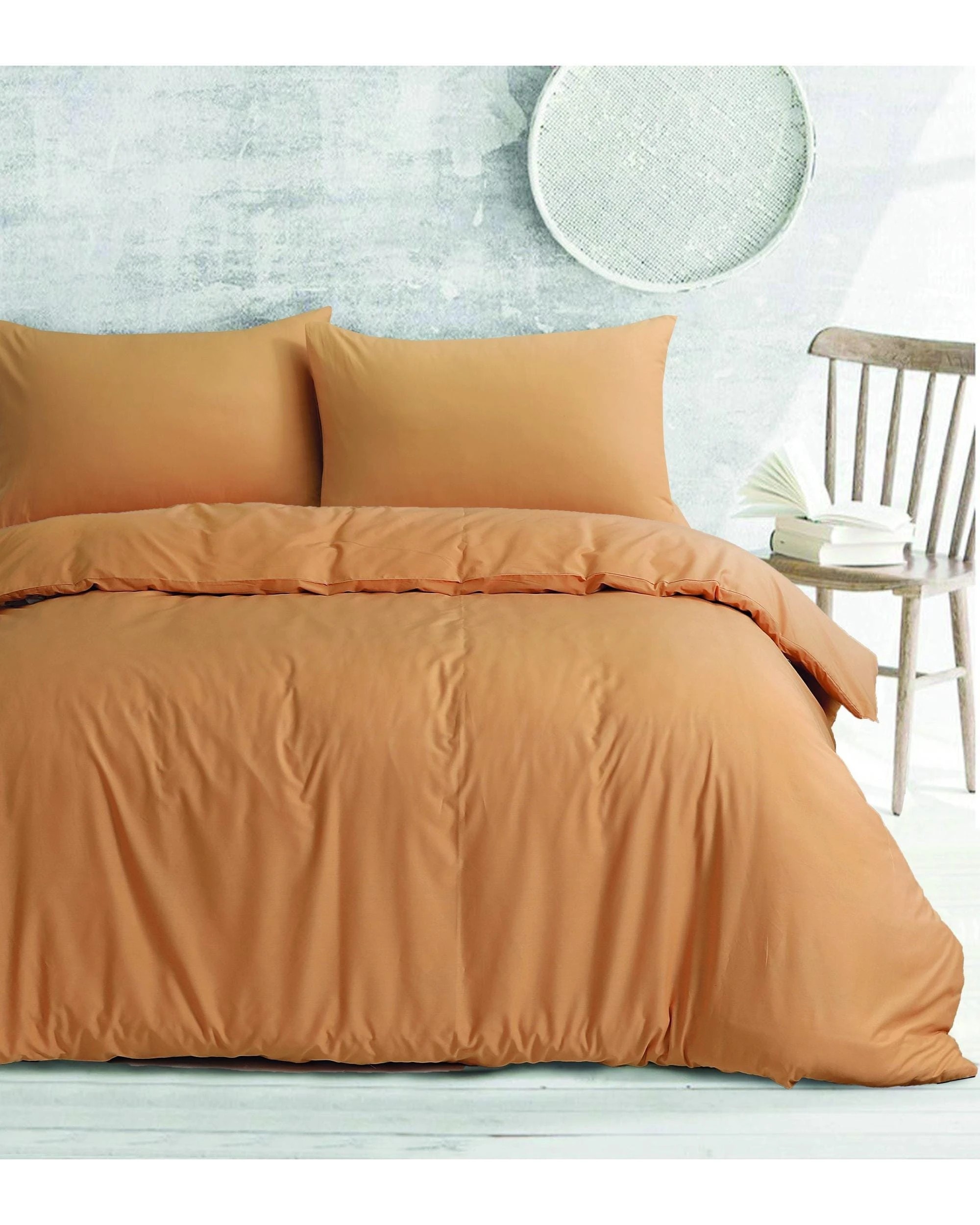 2 Amsons Royale Cotton Quilt Cover Set With Extra Standard Pillowcases - Single Bed - Brown, 2 of 2