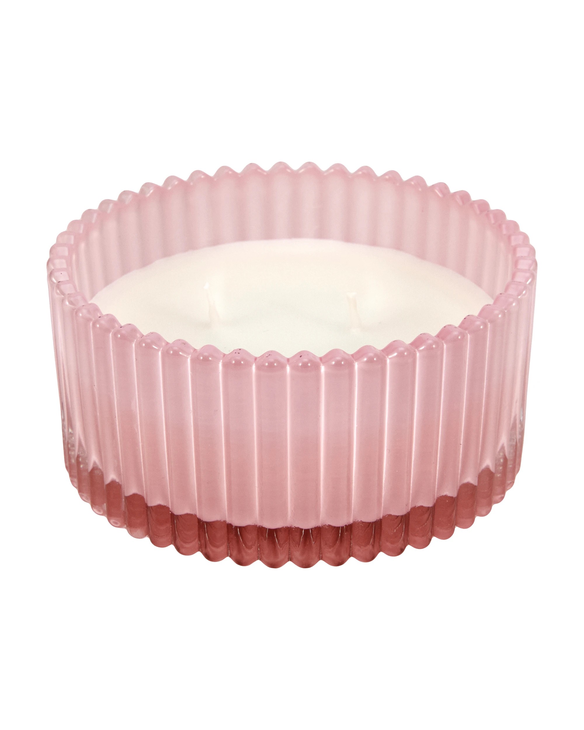 2 Pink Bow Lid Glass Candle, 2 of 6