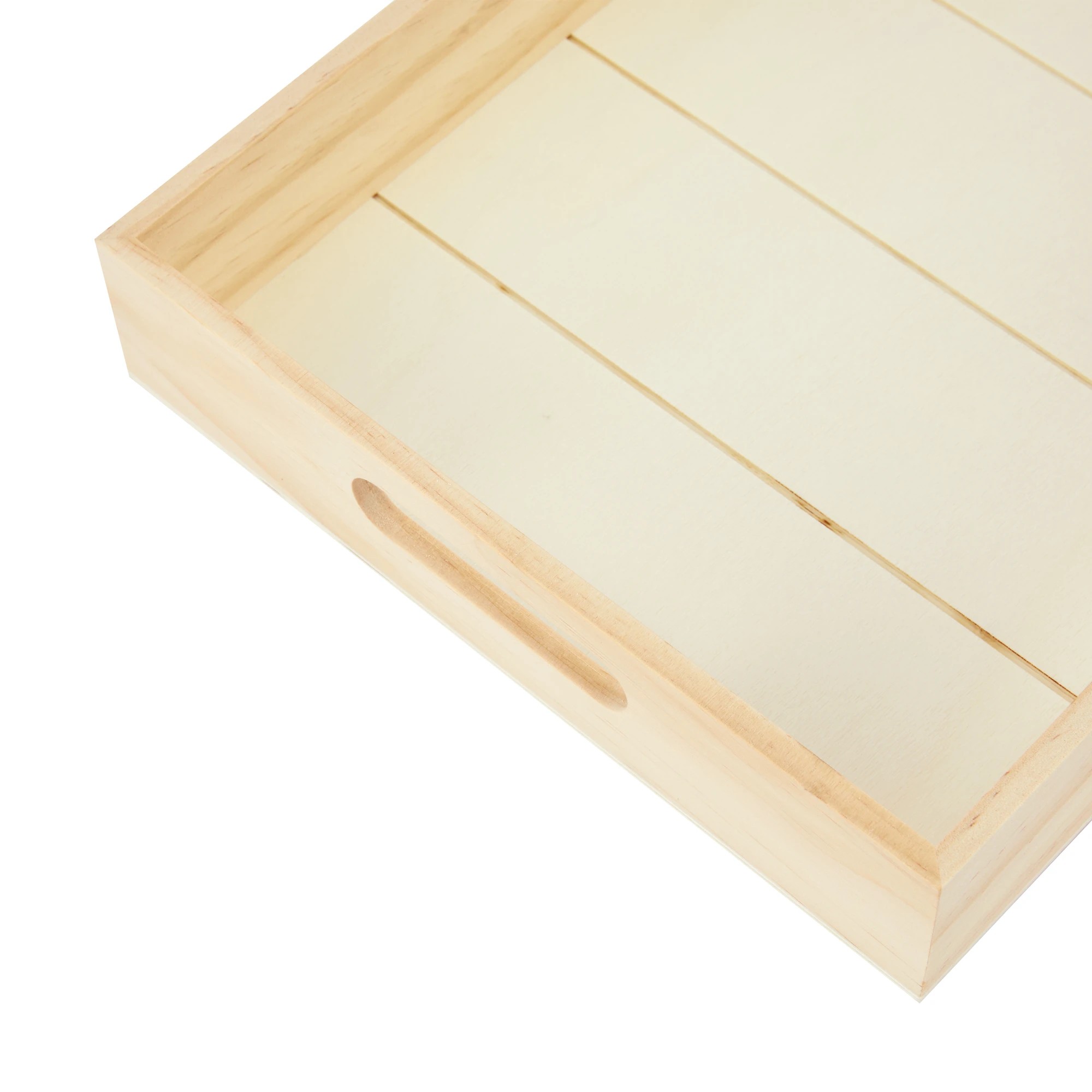 4 2 Piece Wood Rectangle Trays, 4 of 7