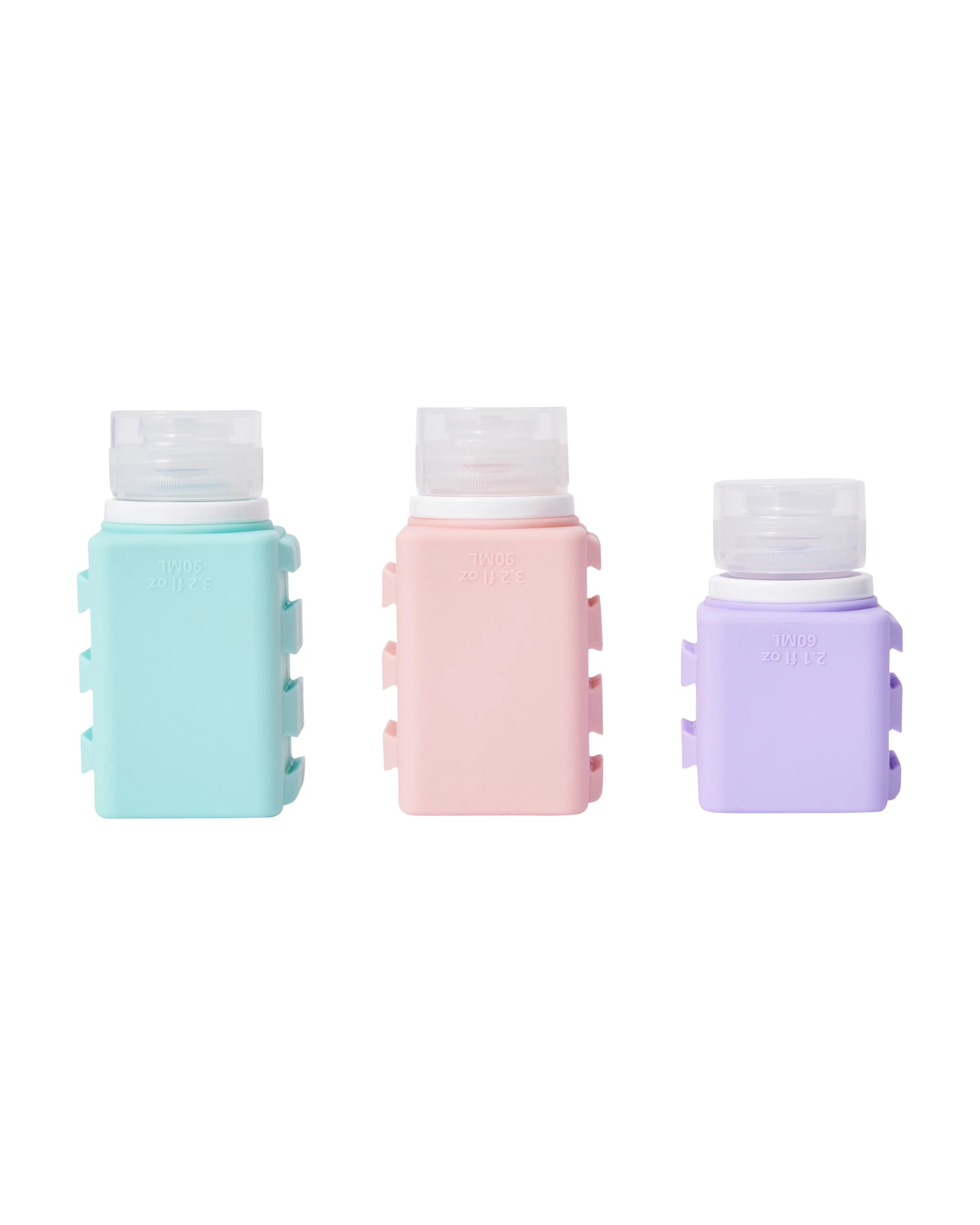 2 OXX Travel 3 Pack Connect Silicone Bottles, 2 of 5