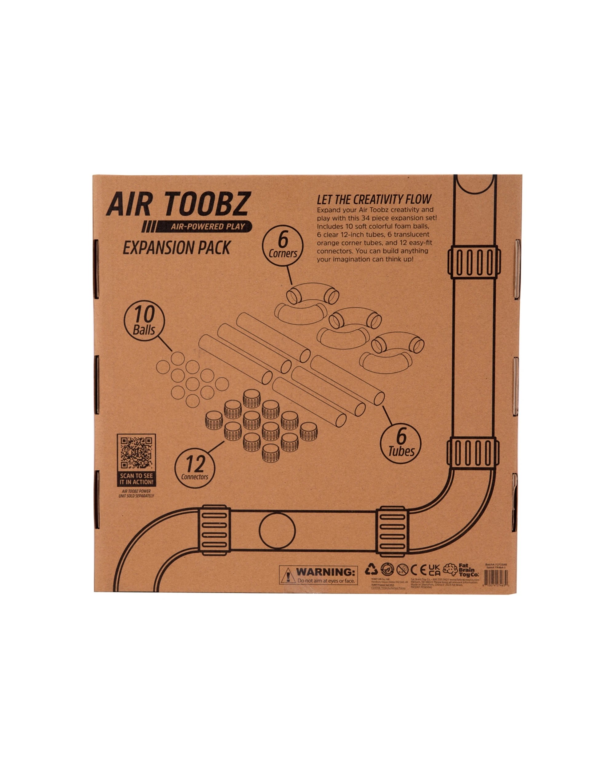 3 Airtoobz Expansion Pack Kids Creative Building Toy Suitable For Ages 5 Plus - Orange, 3 of 4