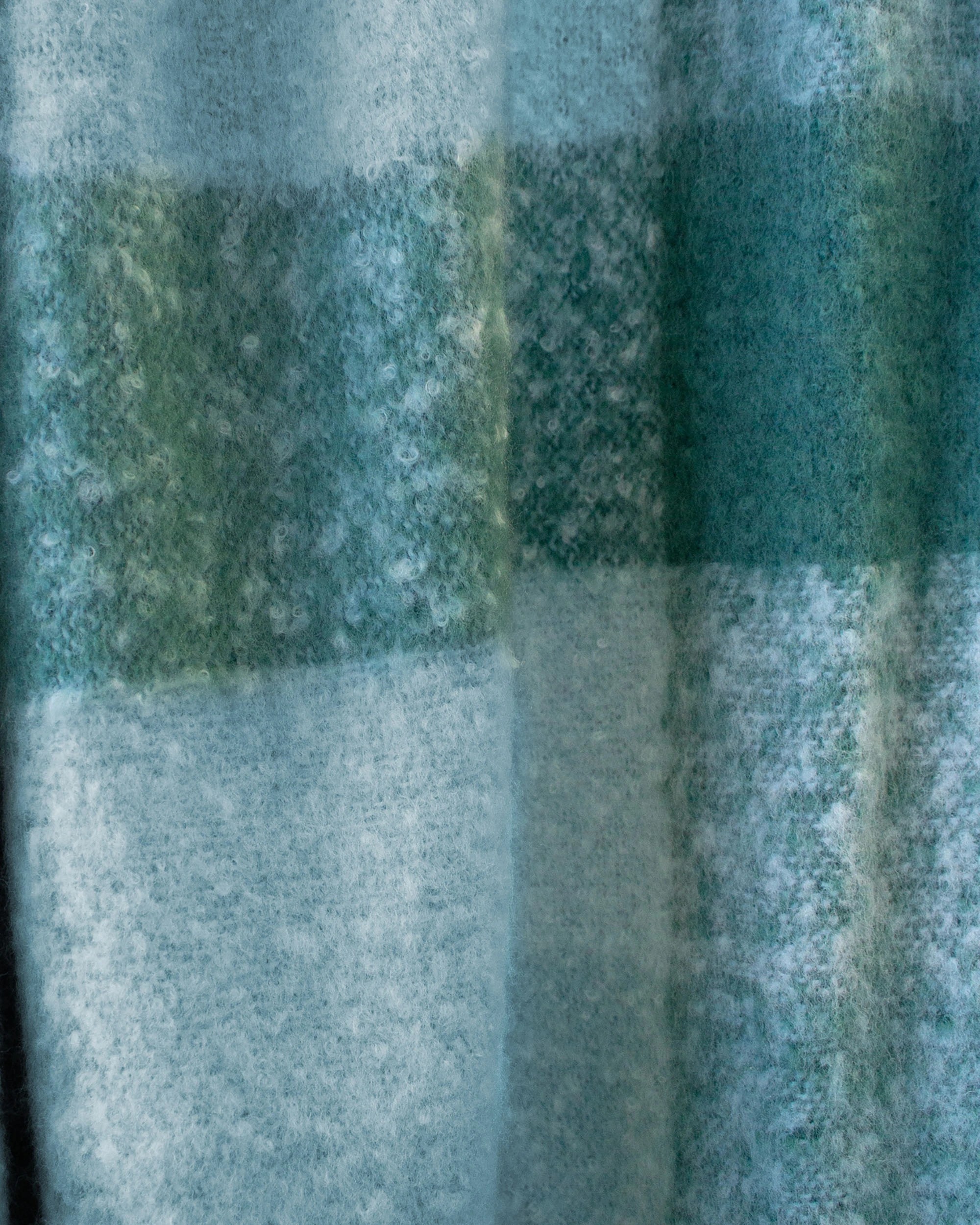 4 Bambury Cosmo Faux Mohair Cosy Throw Aqua - Blue, 4 of 5