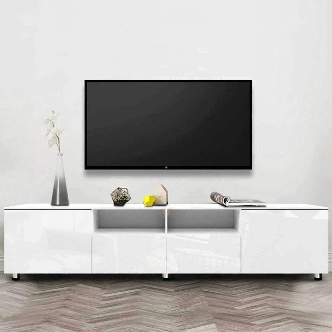 3 Artiss TV Wall Mount Bracket for 42"-100" TVs - Black, 3 of 5