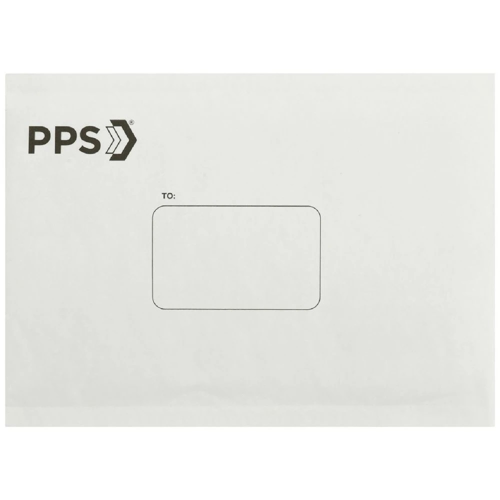 1 PPS Bubble Mailing Bag Size 1 151 x 229mm White 32 Pack, 1 of 2