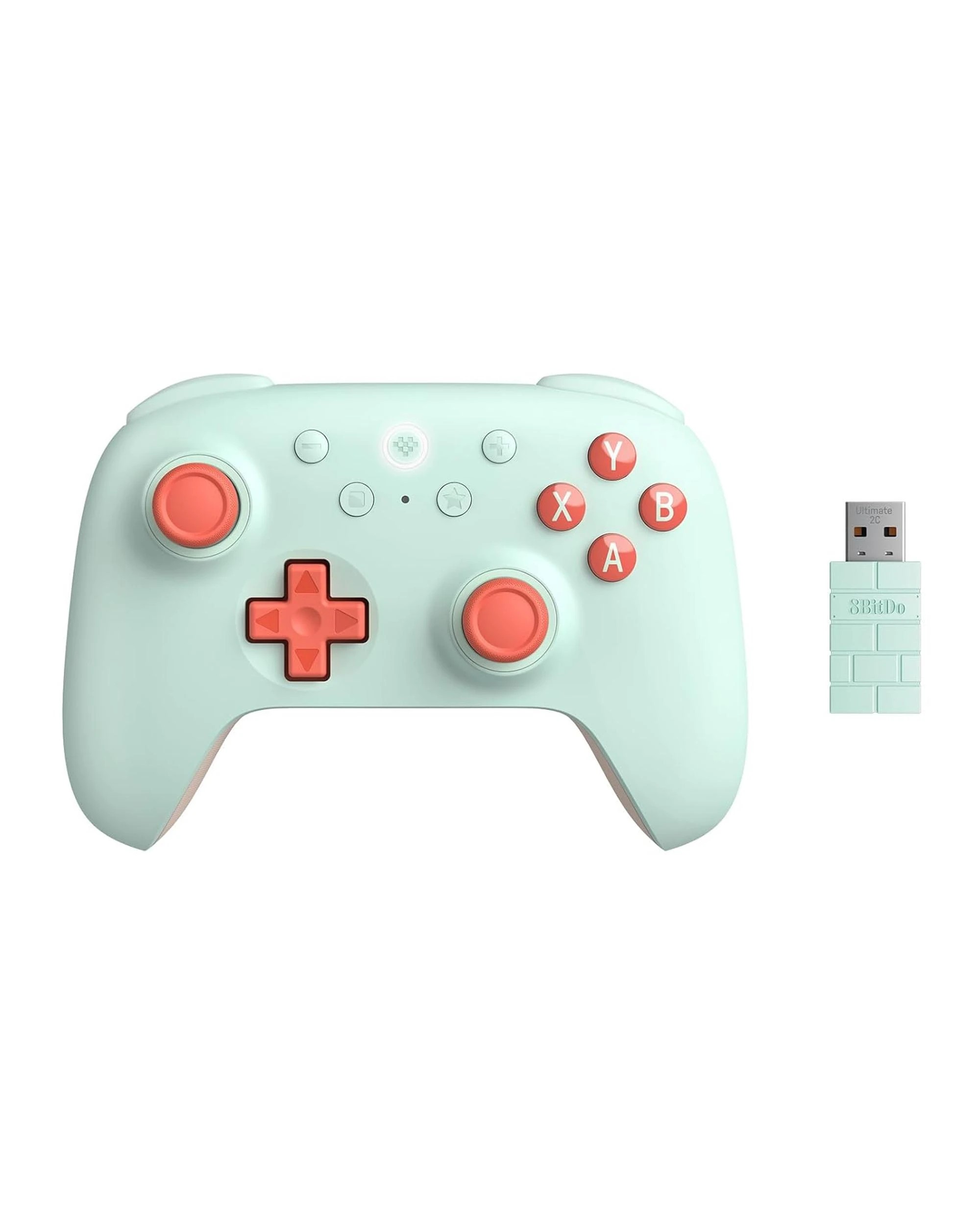 1 8BitDo Ultimate 2C Wireless Controller for PC - Mint, 1 of 9