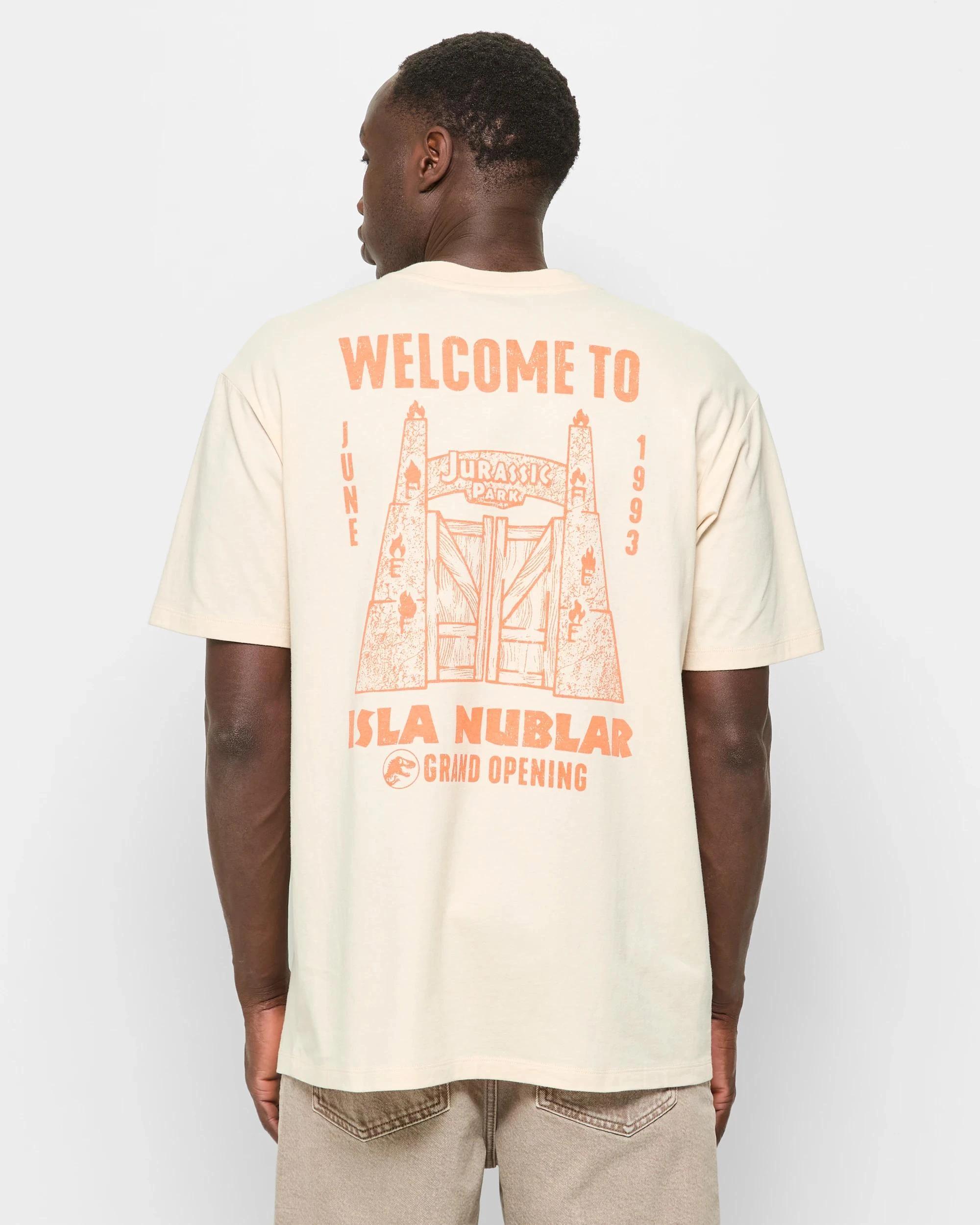 4 Licensed Australian Cotton Jurassic Park T-Shirt NEUTRAL, 4 of 6