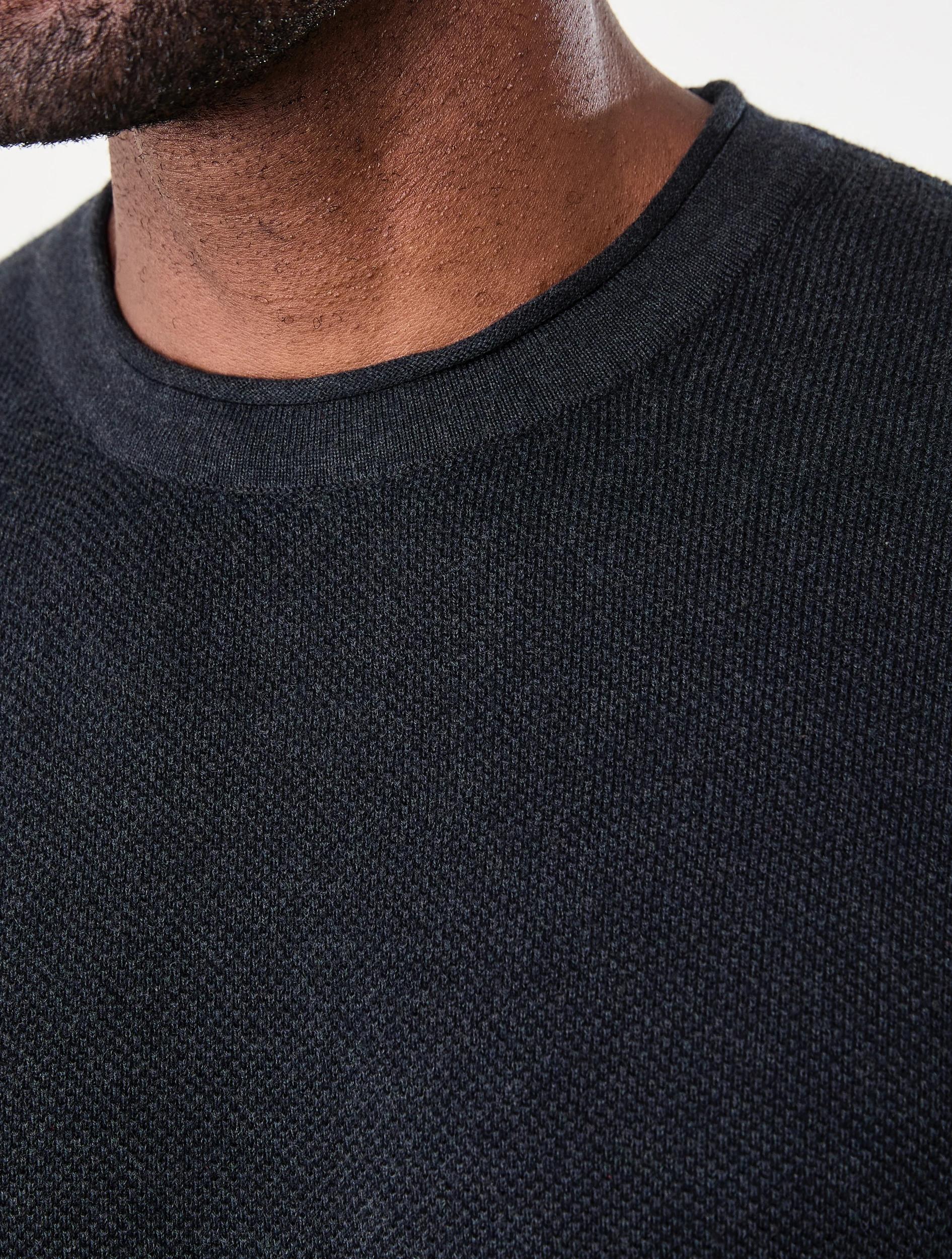 5 Lightweight Textured Knit Jumper Gry Chmrle, 5 of 7