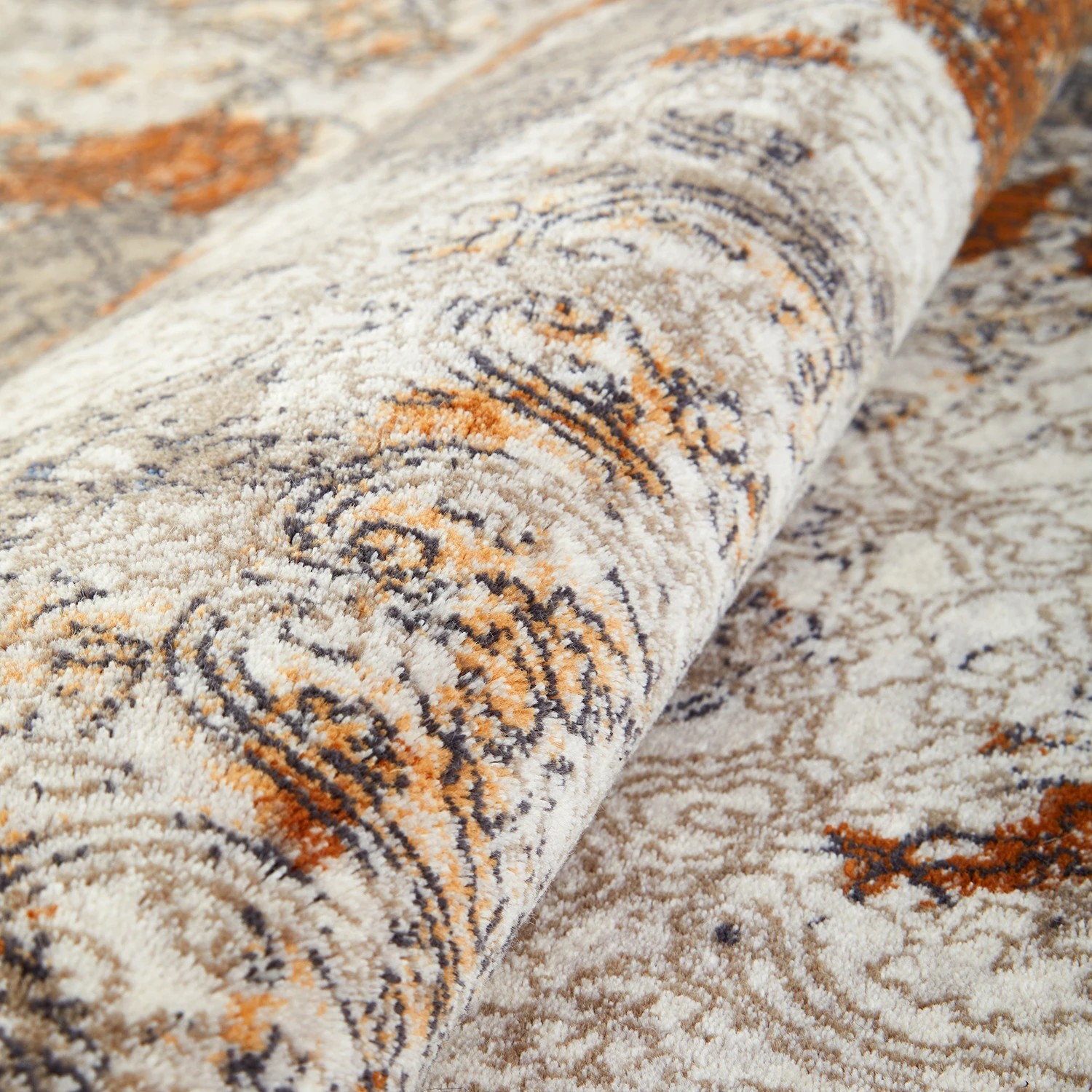 8 Common Ground Rugs Tempo Gayle 340x240cm - Extra Large Power Loomed Wool Floor Rug - Beige, 8 of 9