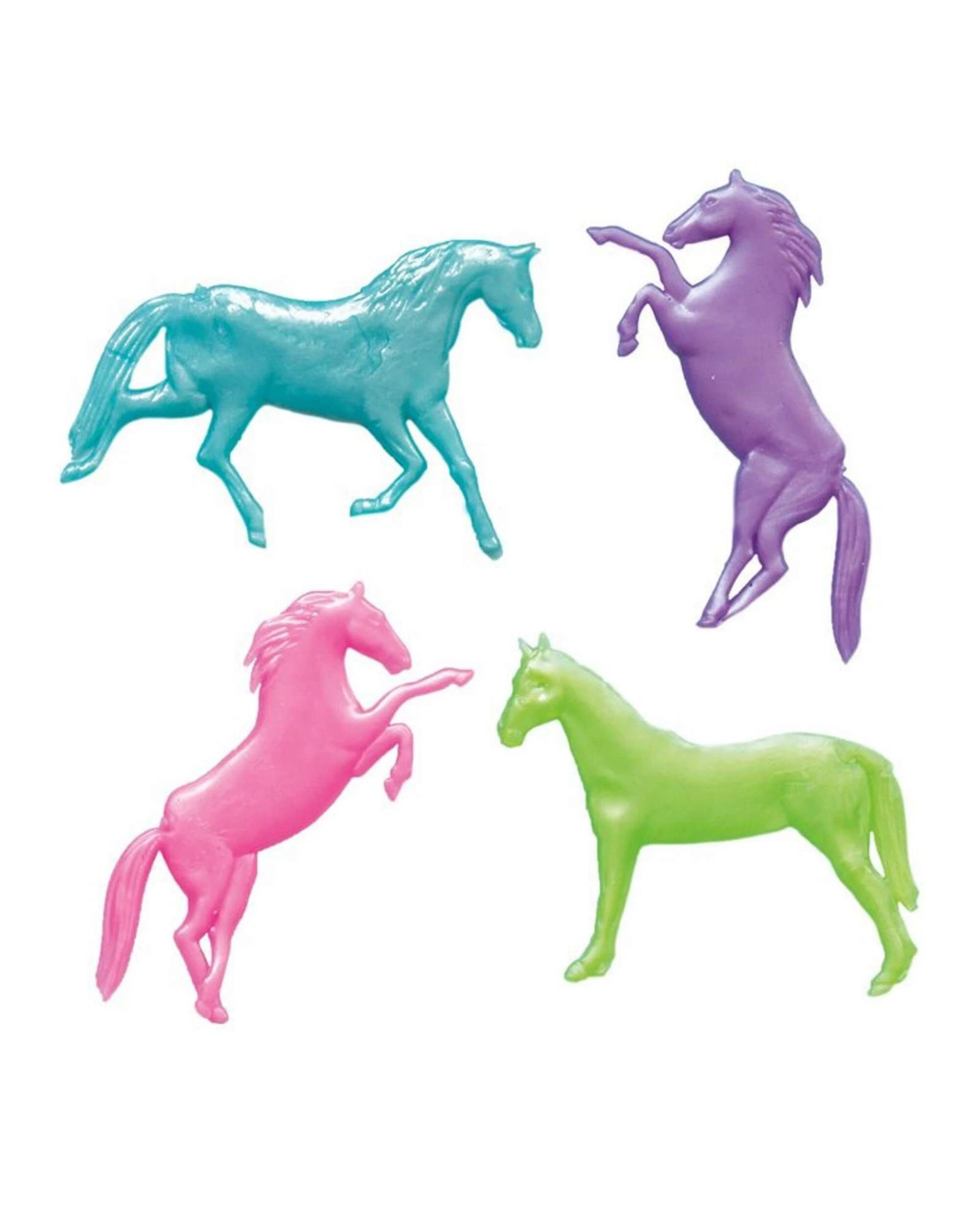1 Unique Neon Stretchy Horses Pack of 8, 1 of 1