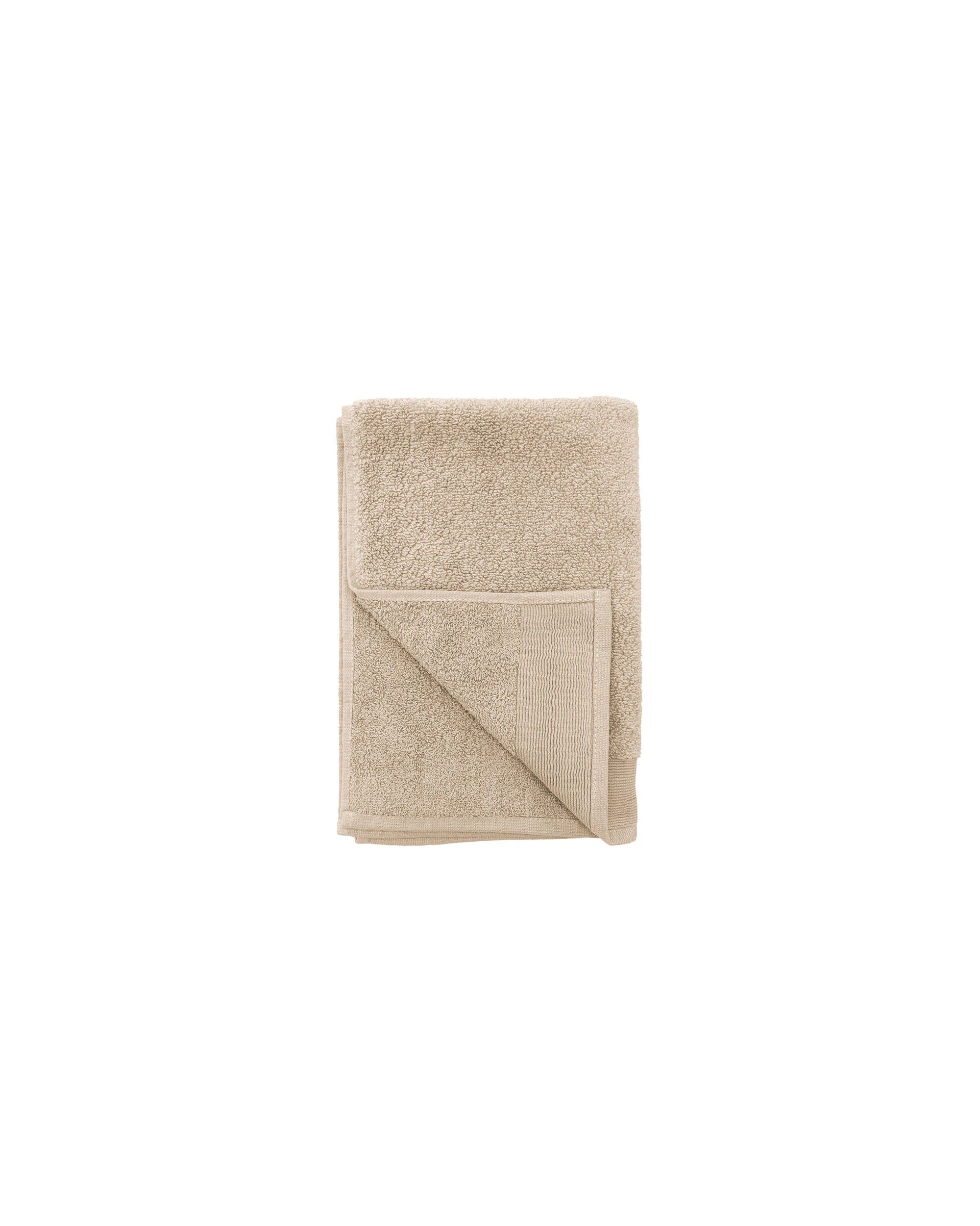 1 Bambury Elvire 600gsm Soft Absorbent Cotton Hand Towel 40x60cm Buff - Beige, 1 of 4