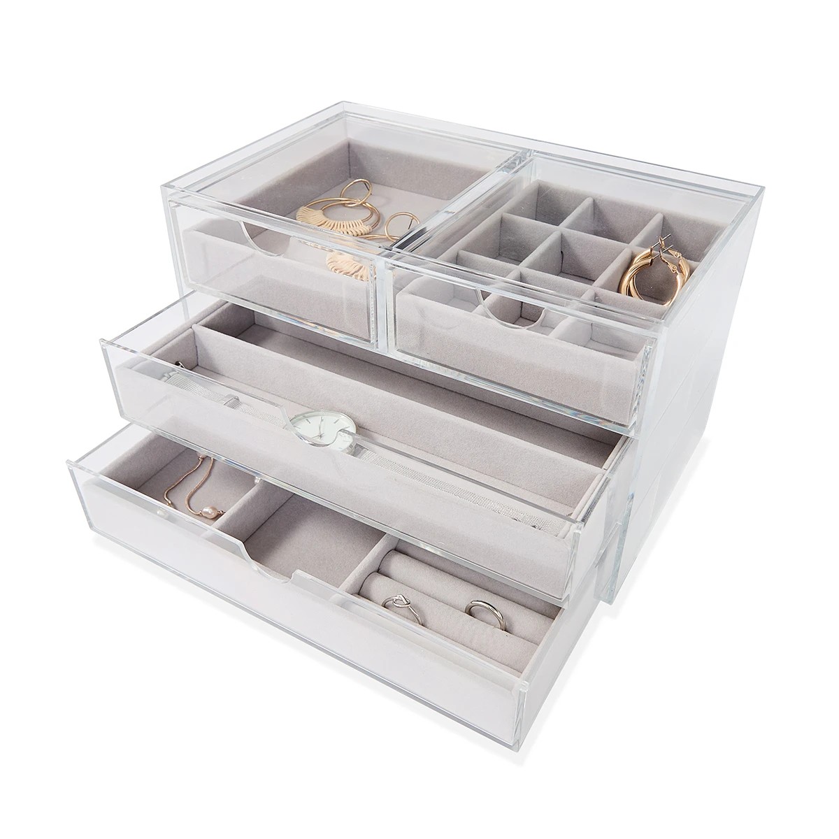 1 Modular Jewellery Box 4 Drawer, 1 of 8
