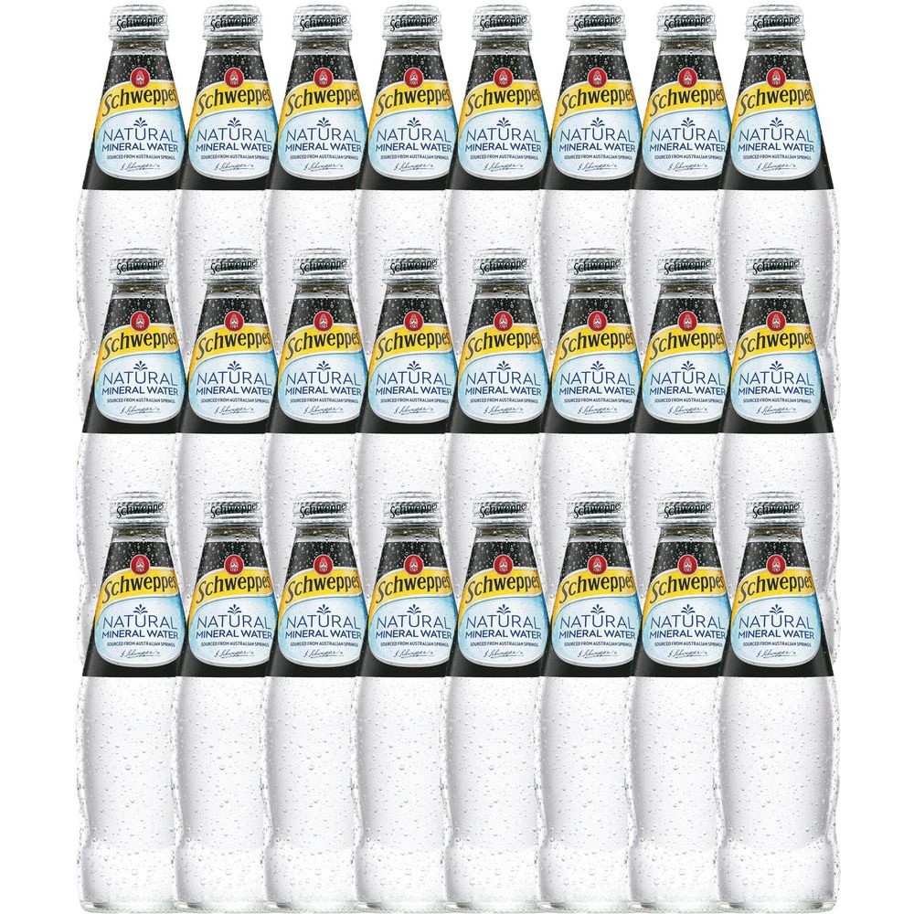 1 Schweppes Natural Mineral Water 300mL 24 Pack, 1 of 3