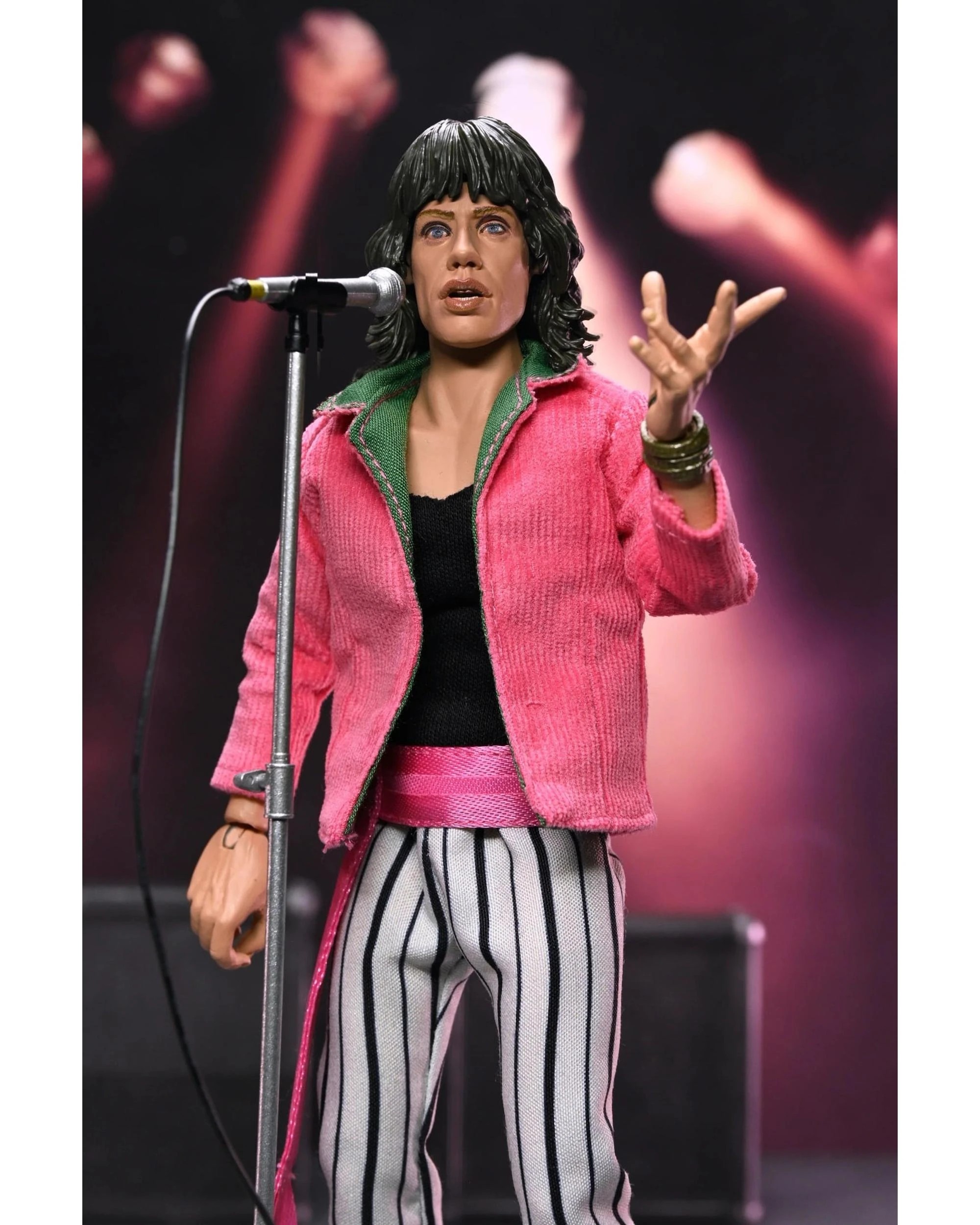 7 NECA The Rolling Stones Mick Jagger - 1975 -  8 inch Clothed Action Figure, 7 of 9