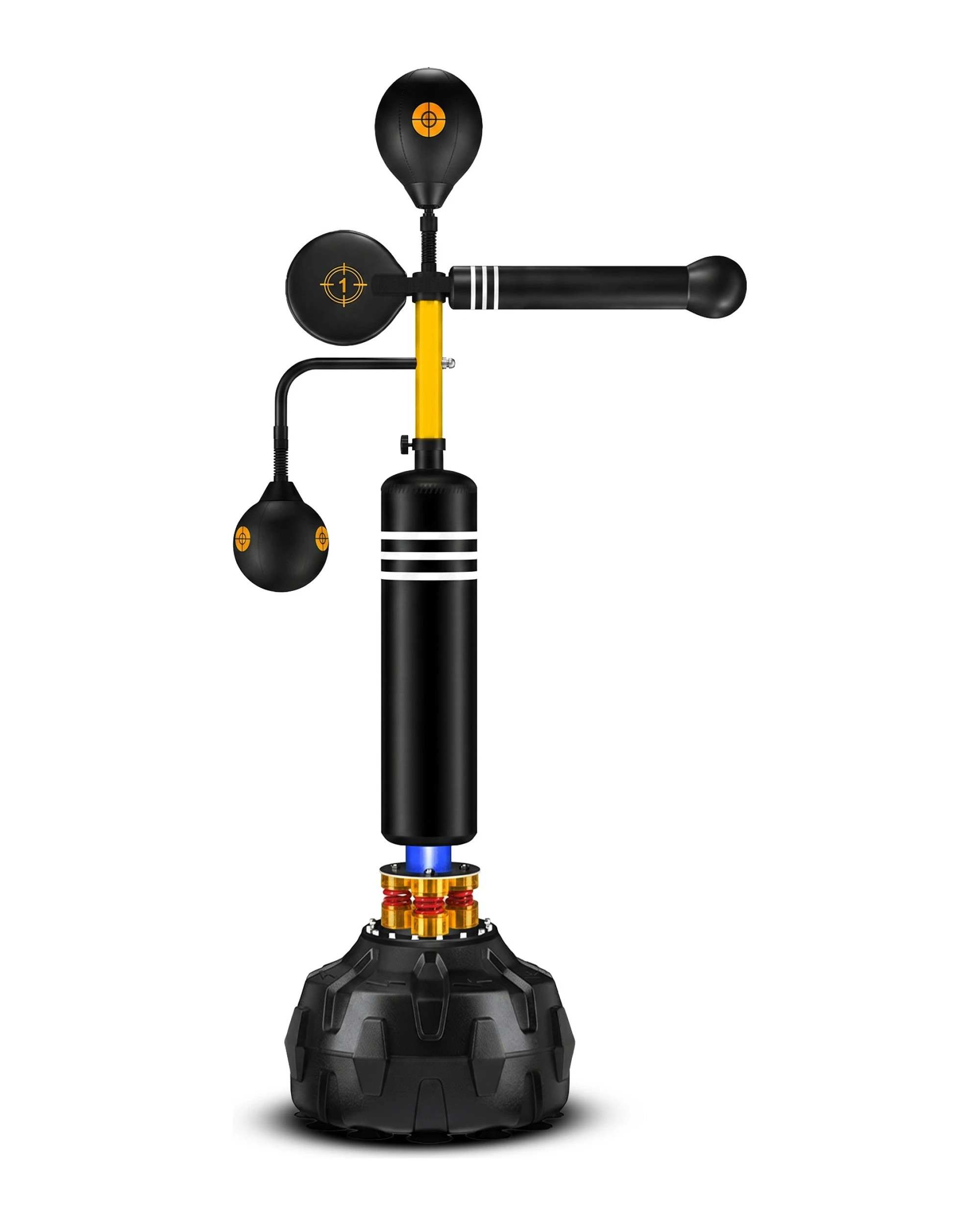 1 Powertrain Freestanding Boxing Trainer 5 in 1 Reflex Training System - Black, 1 of 6