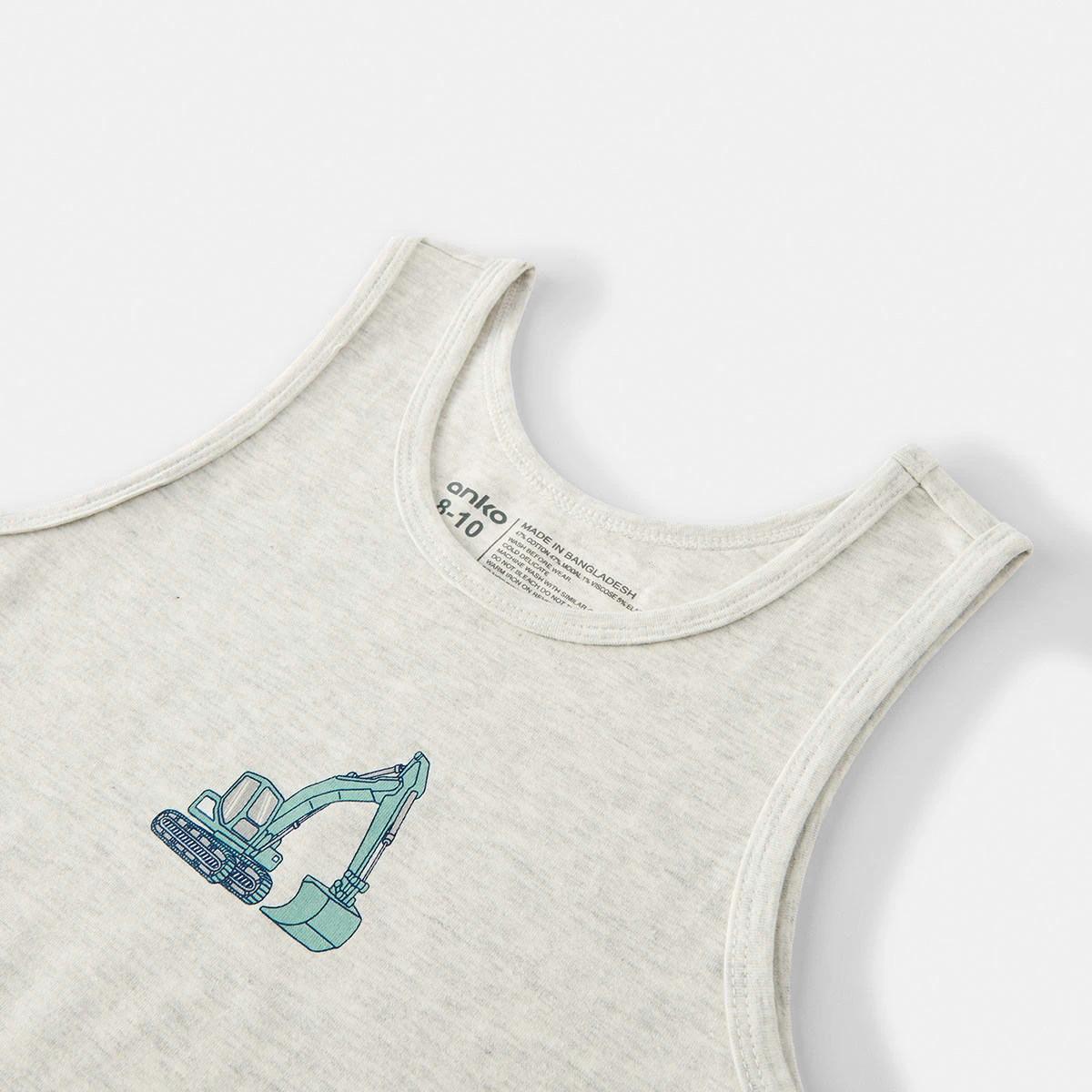 5 3 Pack Super Soft Singlets Digger, 5 of 6