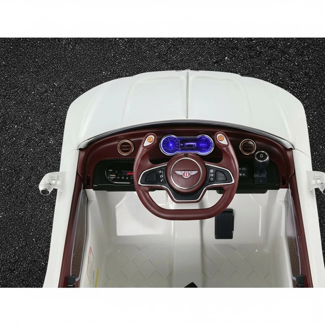 3 Kids Electric Ride On Car Bentley Licensed EXP12 Toy Cars Remote 12V - White, 3 of 8