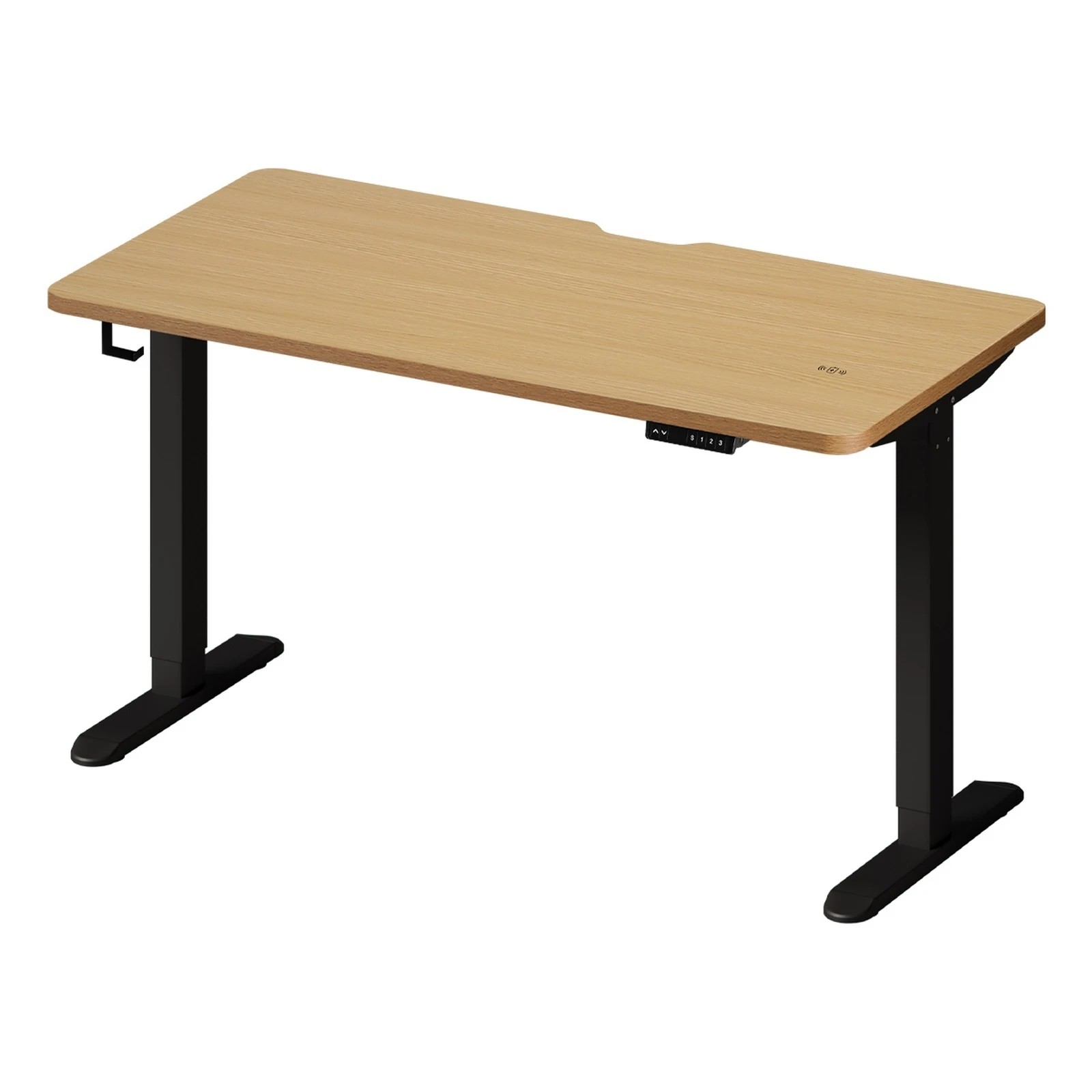 1 Oikiture Electric Standing Desk With Wireless Charging Single Motor 140cm
 - Multi, 1 of 4